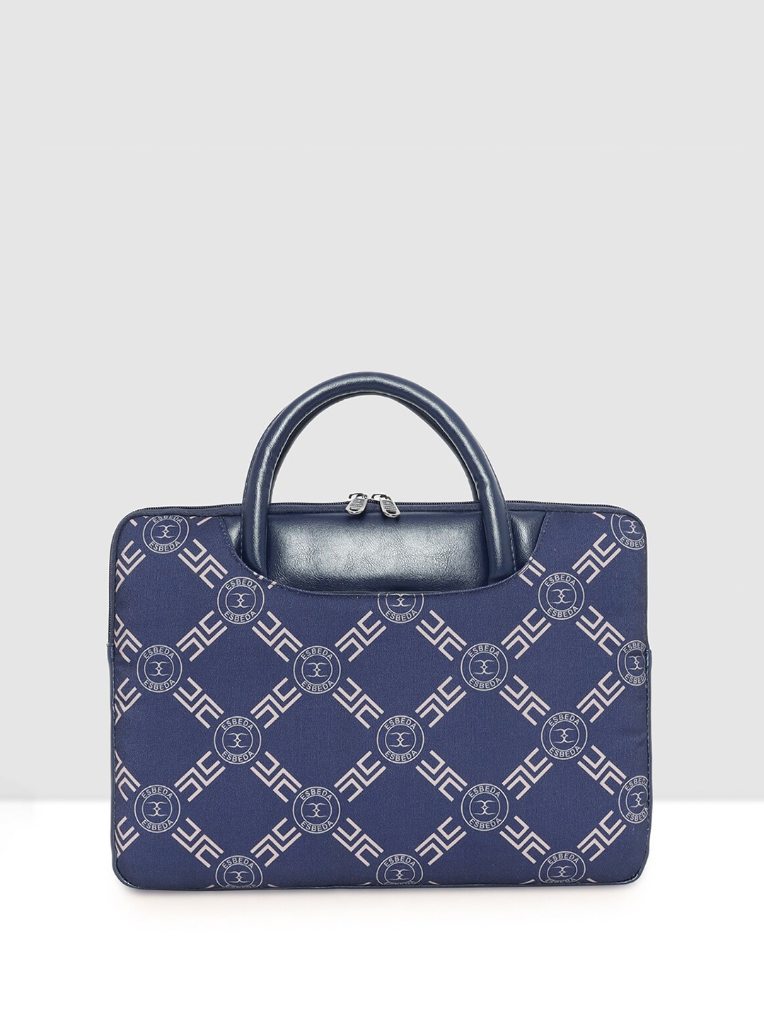 

ESBEDA Unisex Brand Logo Printed Laptop Sleeve Up to 15 inch, Blue