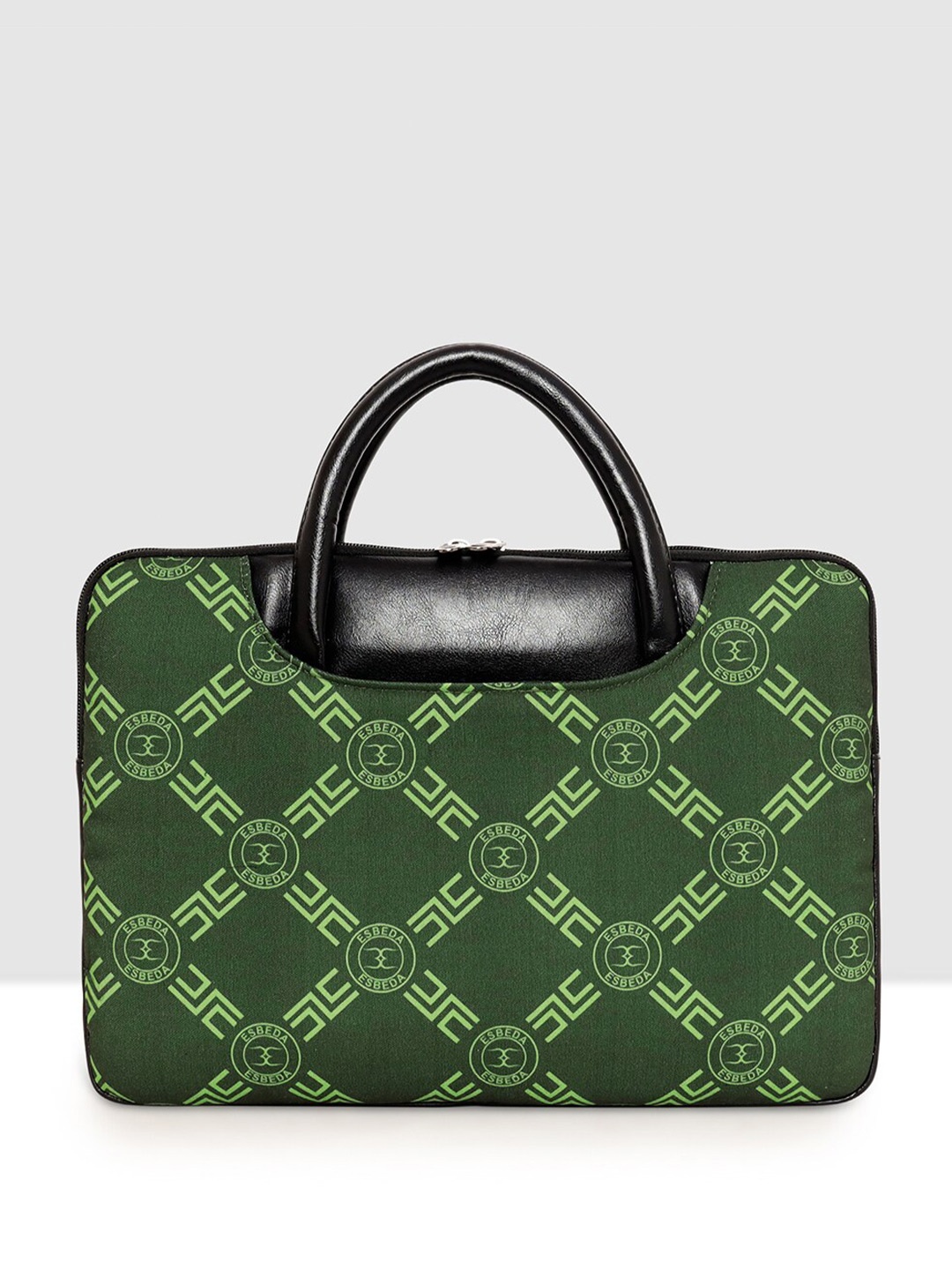 

ESBEDA Unisex Brand Logo Printed Laptop Sleeve Up to 15 inch, Green