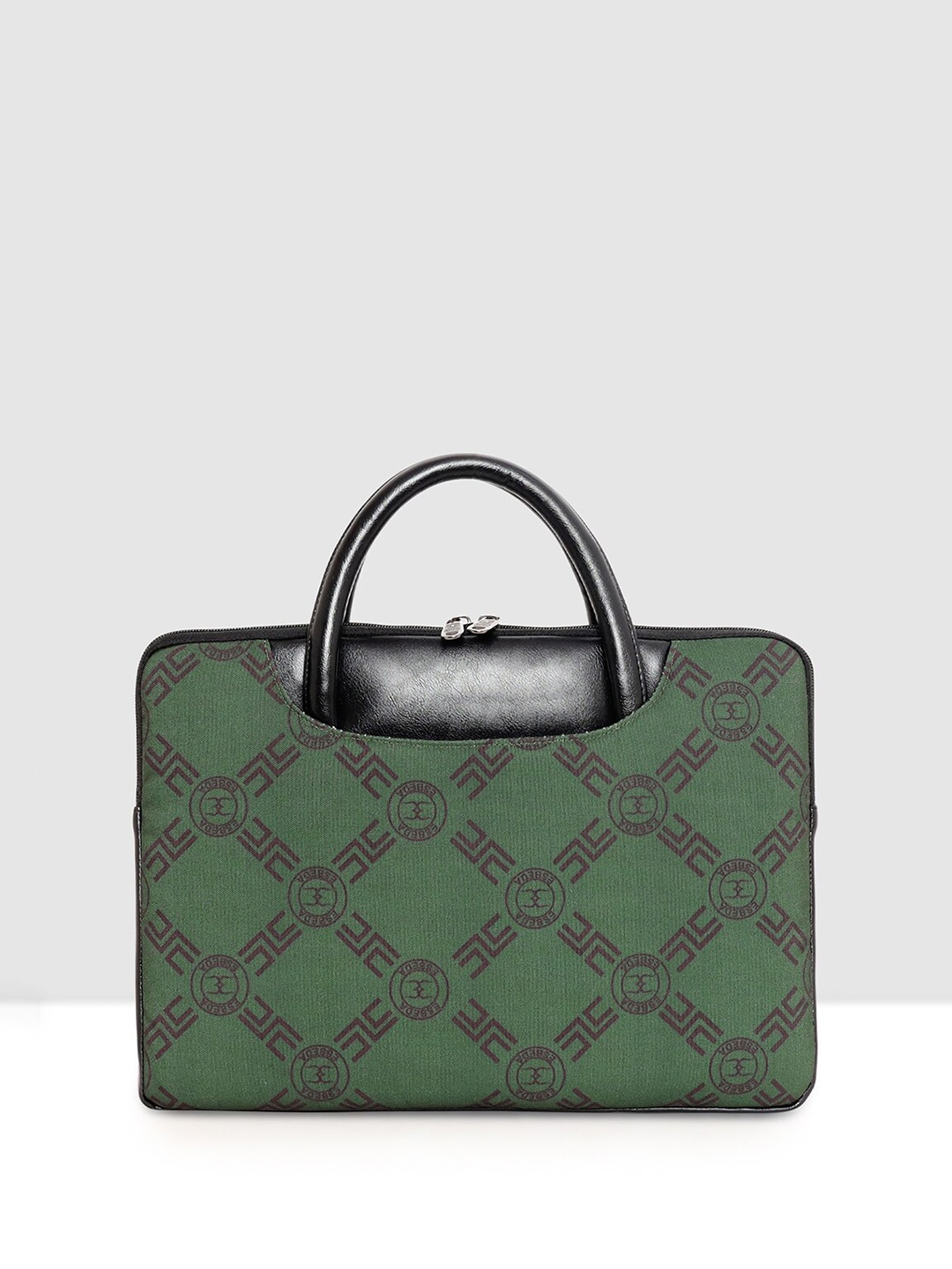 

ESBEDA Unisex Brand Logo Printed Laptop Sleeve Up to 15 inch, Green