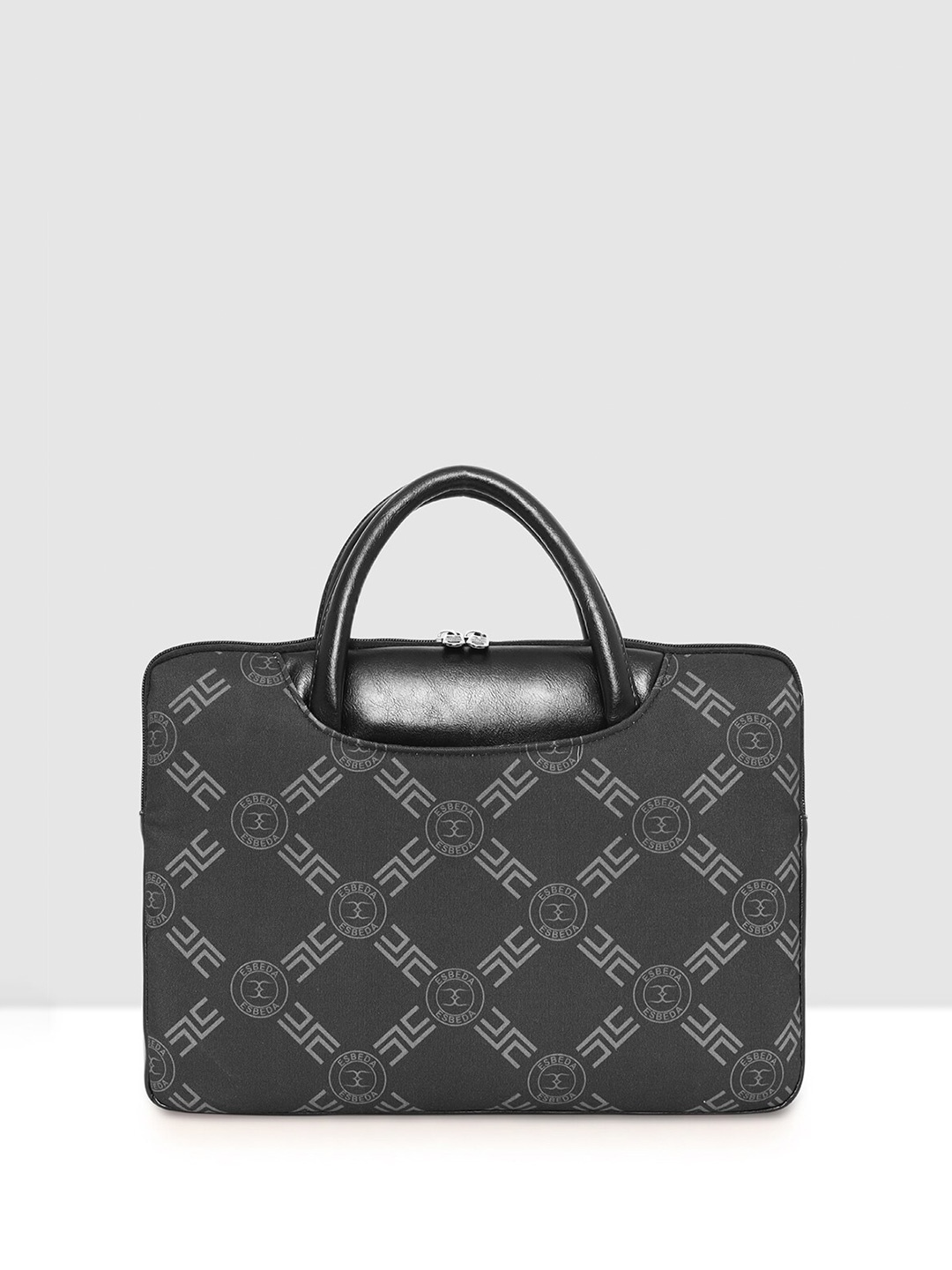 

ESBEDA Unisex Brand Logo Printed Laptop Sleeve Up to 15 inch, Black