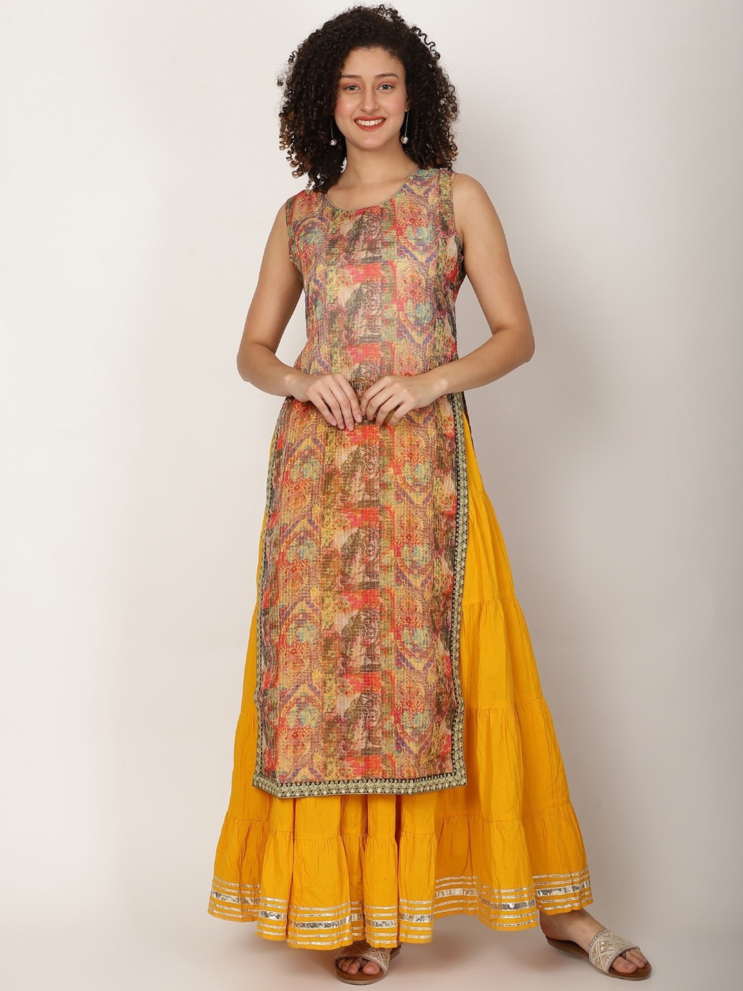 

Rue Collection Women Abstract Printed Kurta, Multi