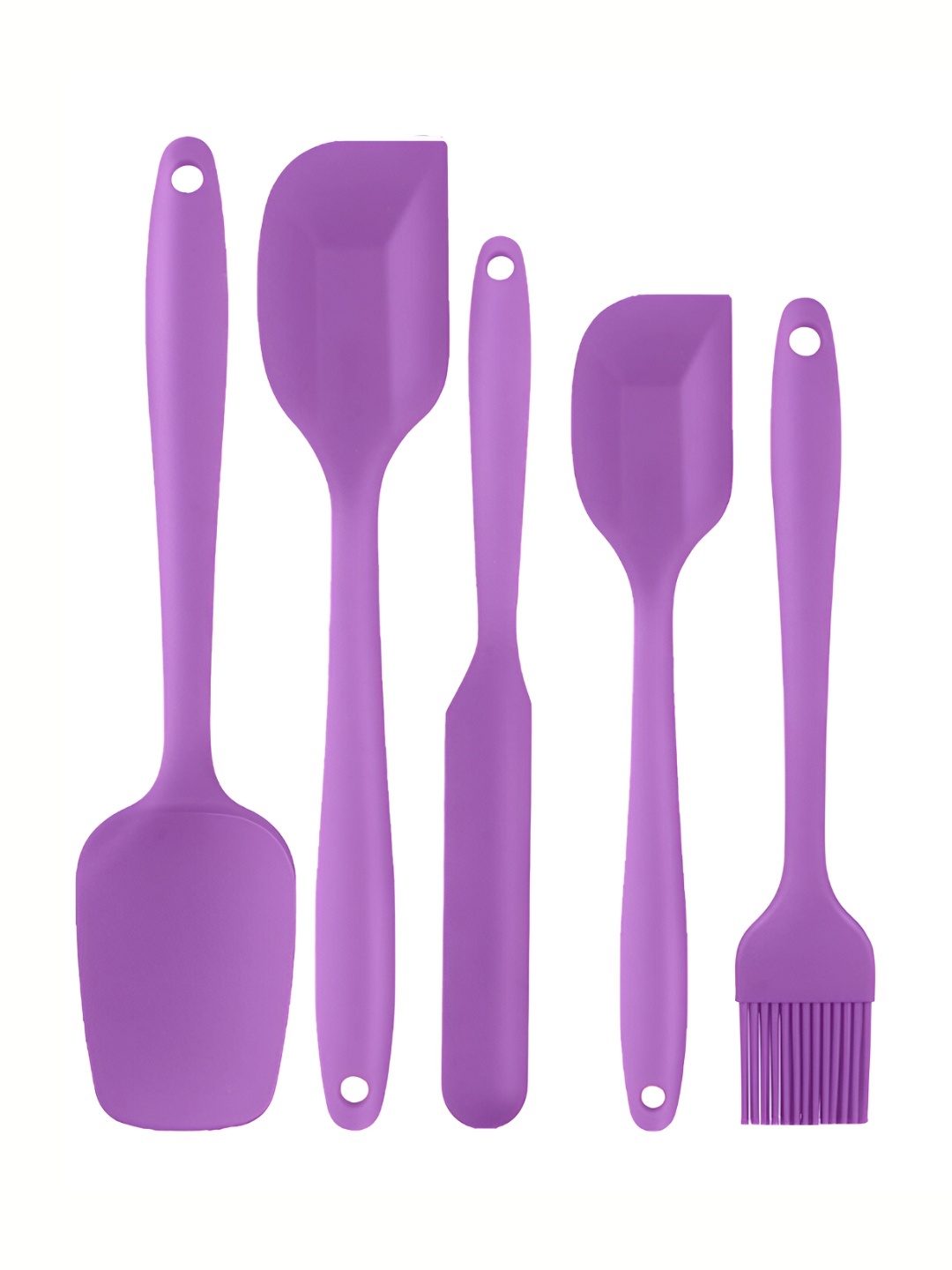 

P-Plus International Purple 5 Pieces Non-Stick Silicone Spatula Set