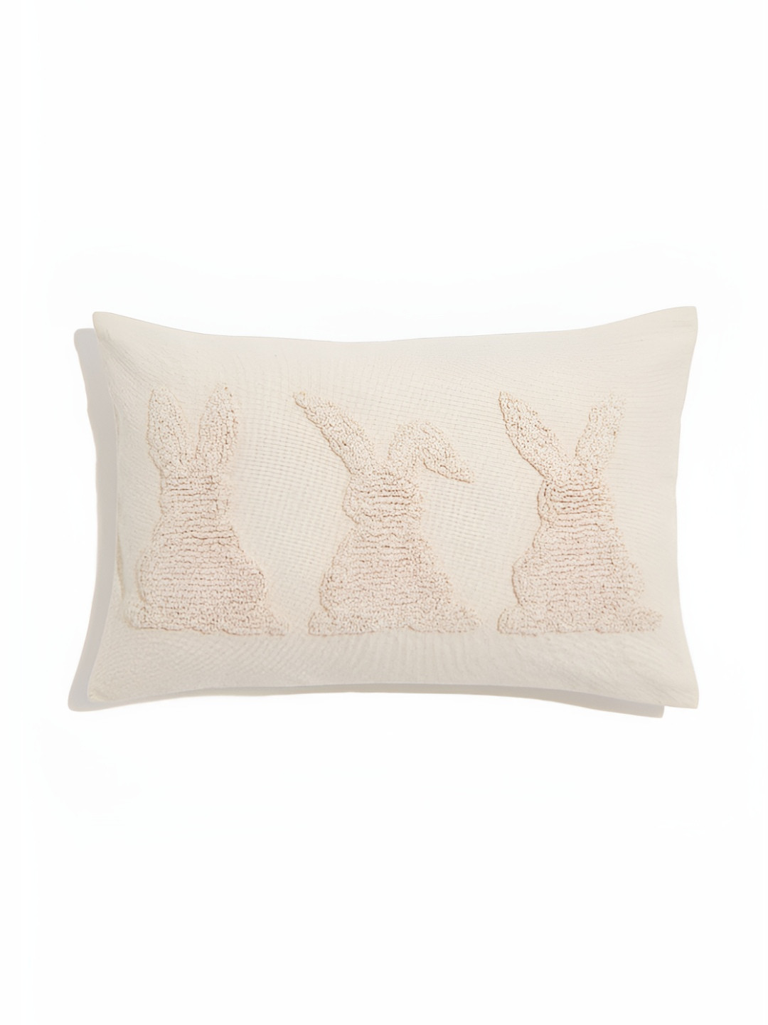 

H&M Beige Tufted-Motif Cushion Covers
