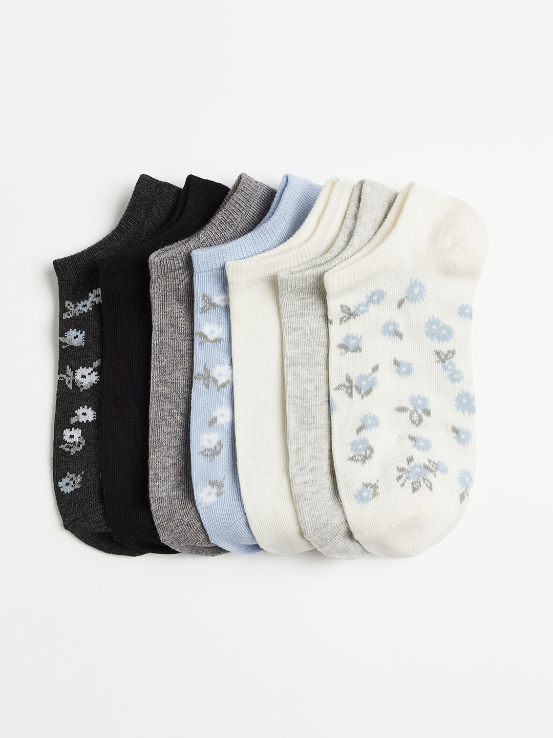 

H&M Women 7-Pack Trainer Socks, White