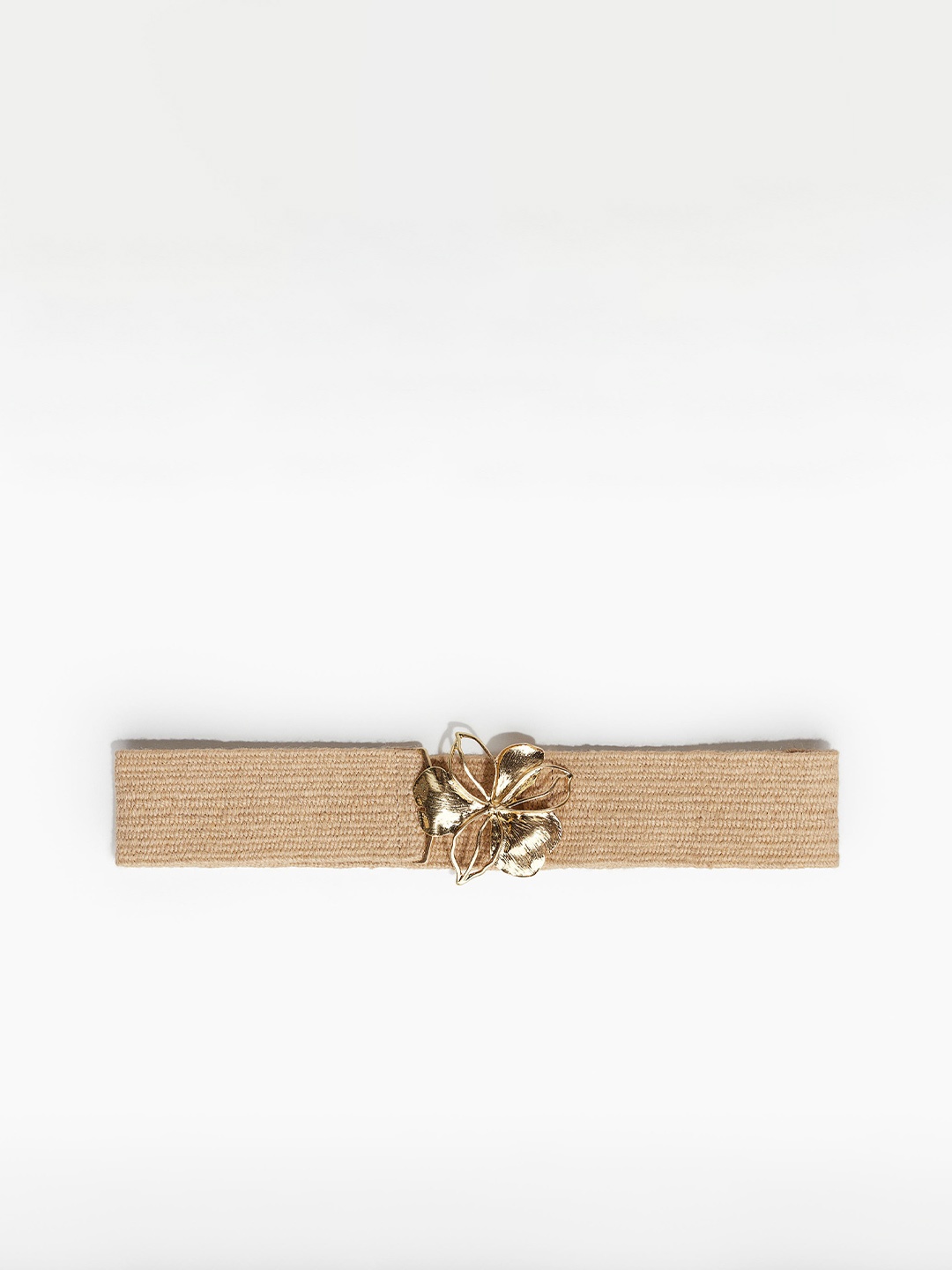 

H&M Women Elastic Waist Belt, Beige