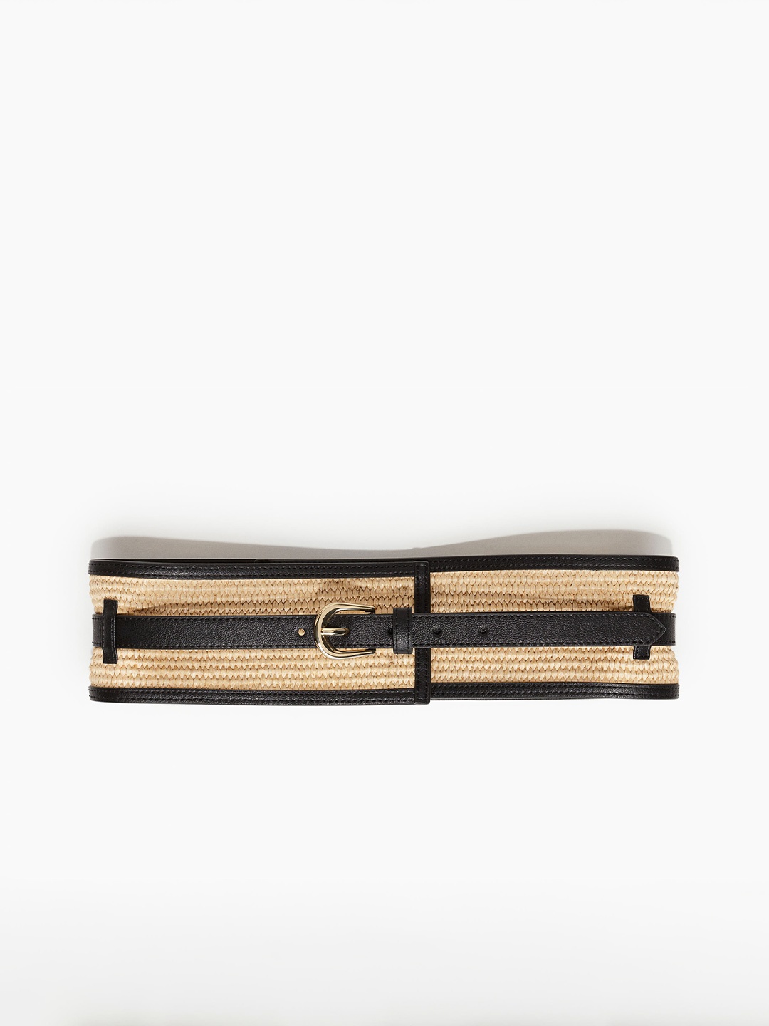 

H&M Women Wide Waist Belt, Beige