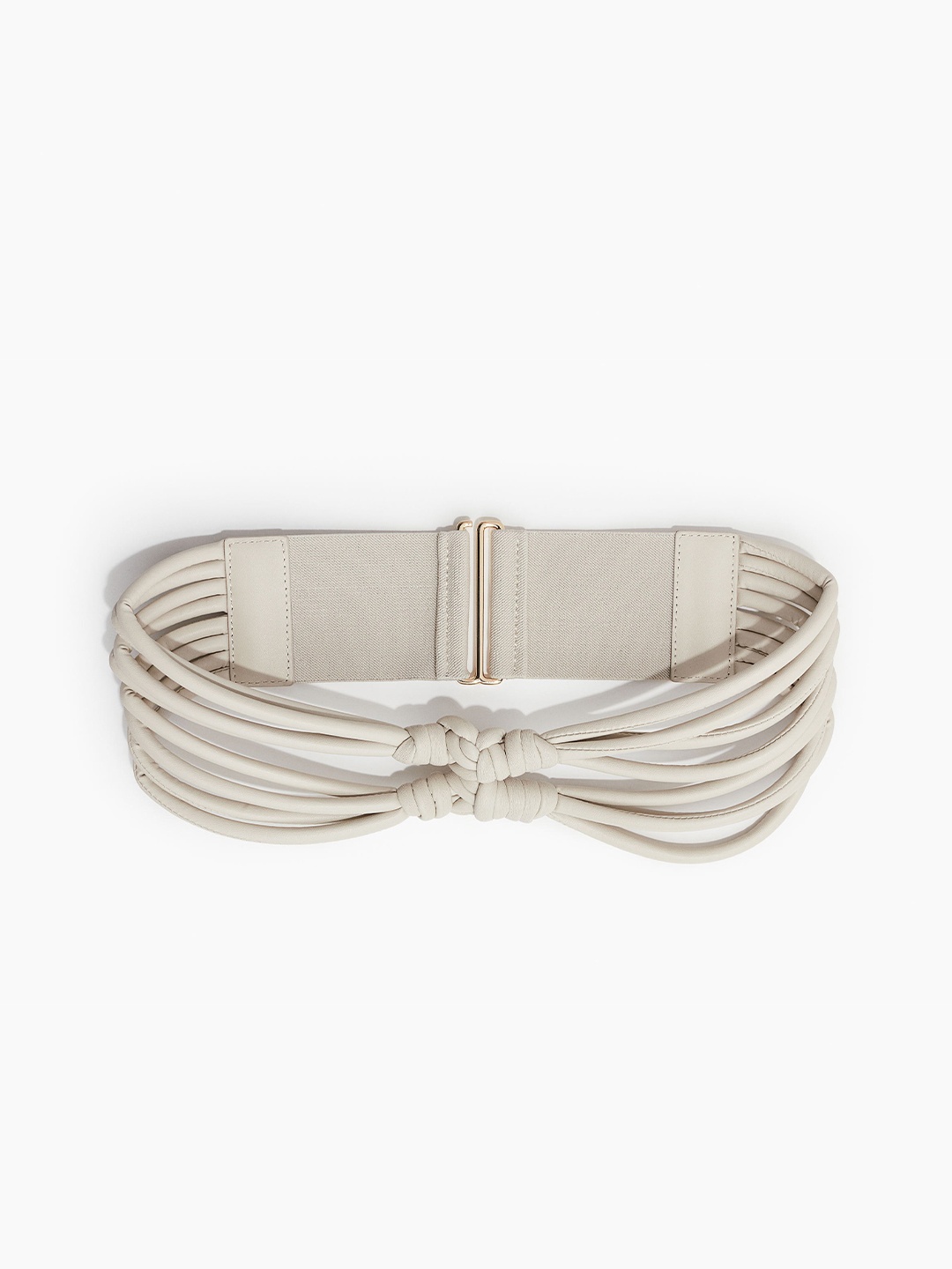 

H&M Women Knot-Detail Waist Belt, Beige