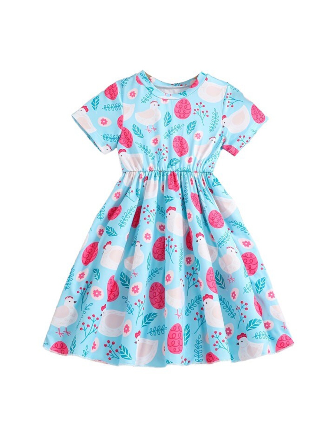 

StyleCast x Revolte Girls Blue Floral Printed Fit & Flare Dress