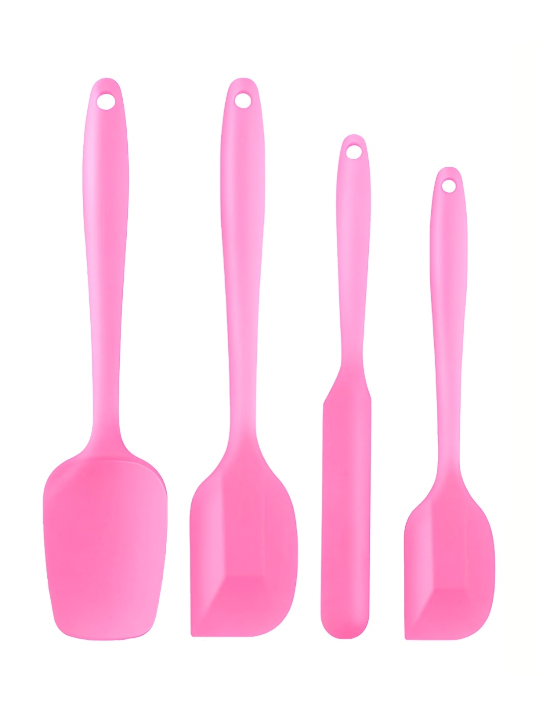 

P-Plus International 4 Pieces Pink Non-Stick Silicone Spatula Set
