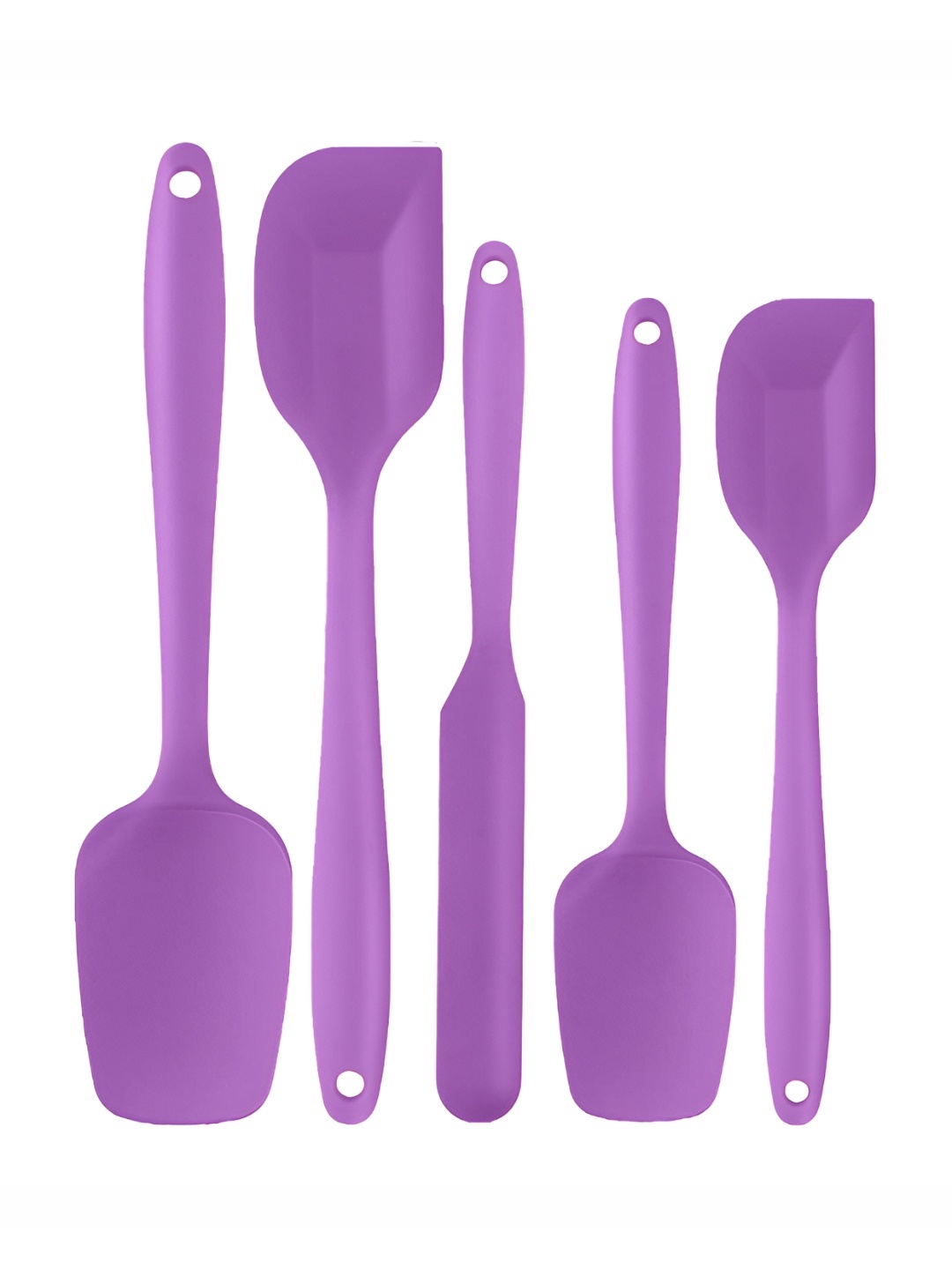 

P-Plus International Purple 5 Pieces Non Stick Kitchen Spatula Set