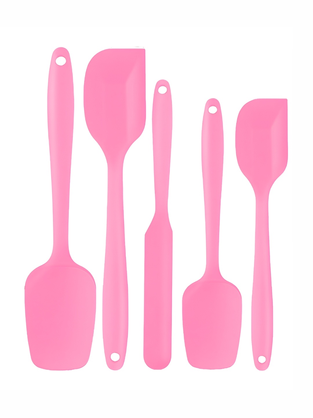 

P-Plus International Pink 5Pcs Non-Stick Kitchen Spatula Set