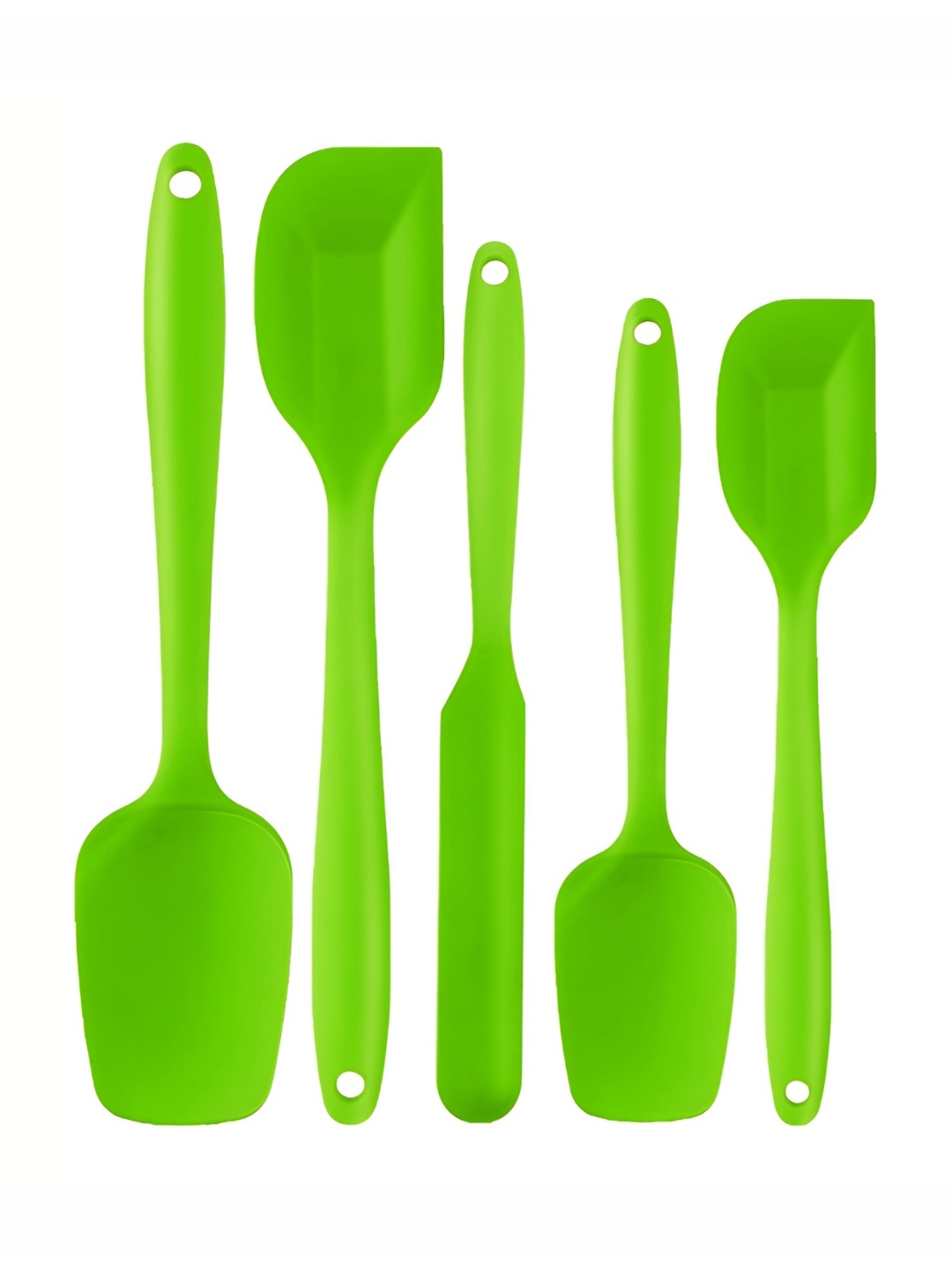 

P-Plus International Green 5 Pieces Non-Stick Silicone Kitchen Spatulas