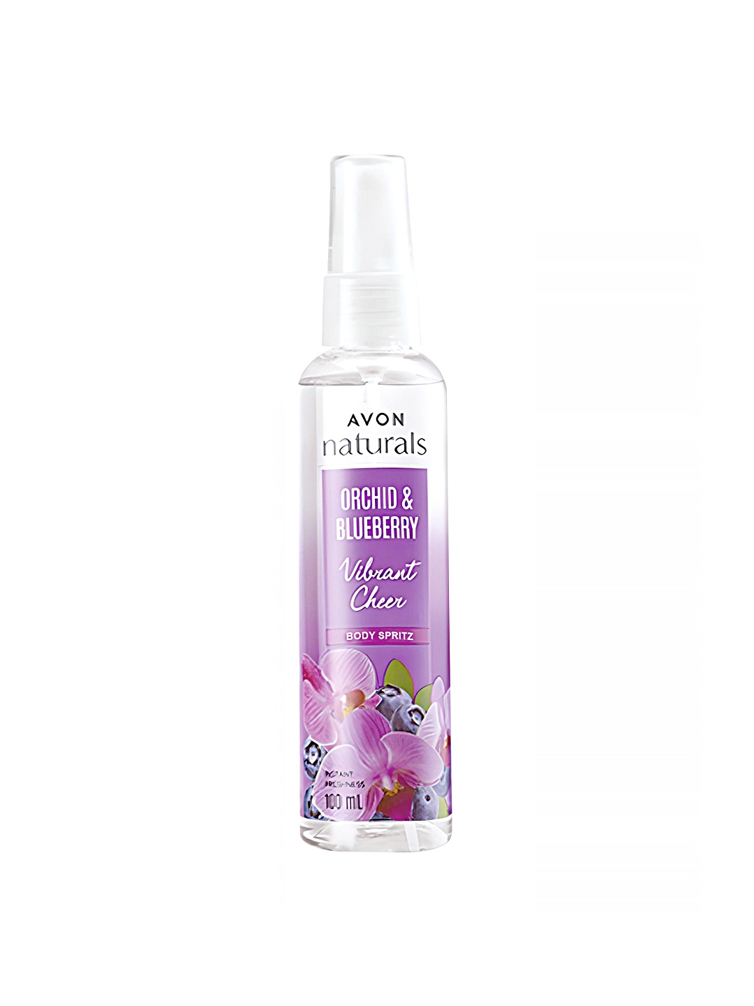 

Avon Naturals Orchid & Blueberry Vibrant Cheer Body Spritz - 100ml, Purple
