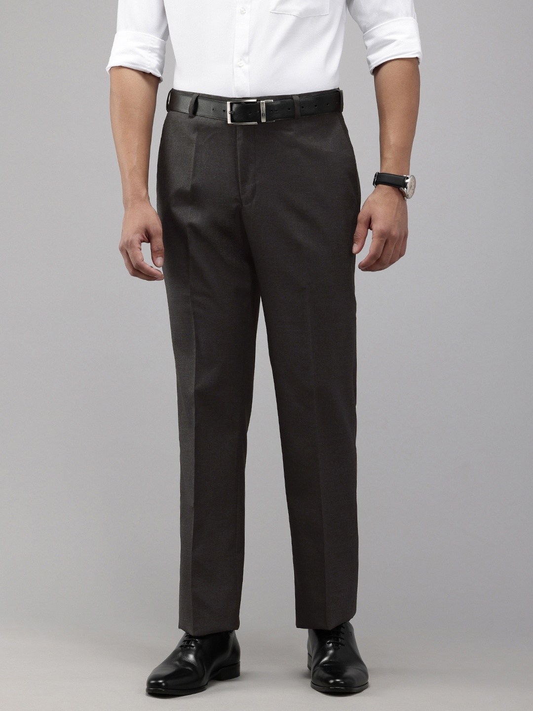 

Park Avenue Men Formal Trousers, Grey