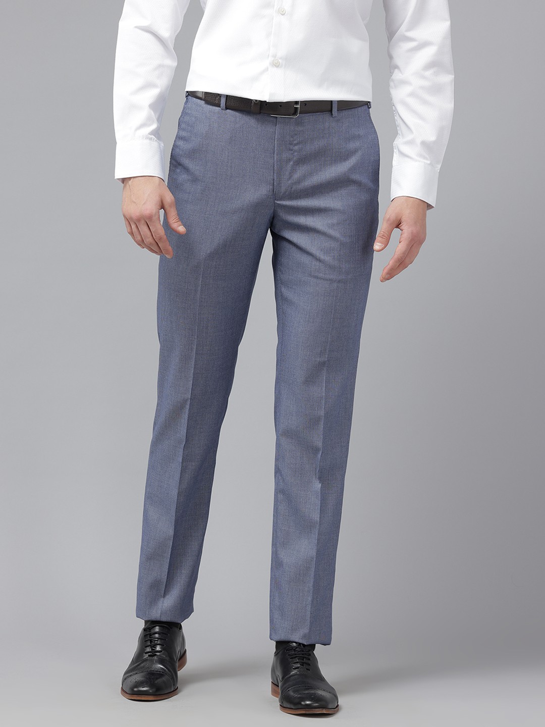 

Park Avenue Men Formal Trousers, Blue