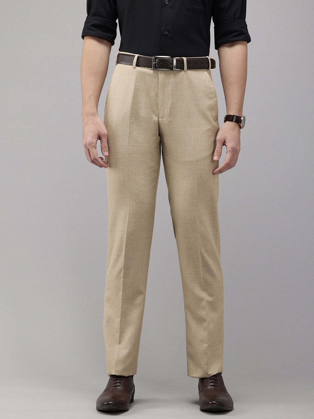 

Park Avenue Men Formal Trousers, Beige