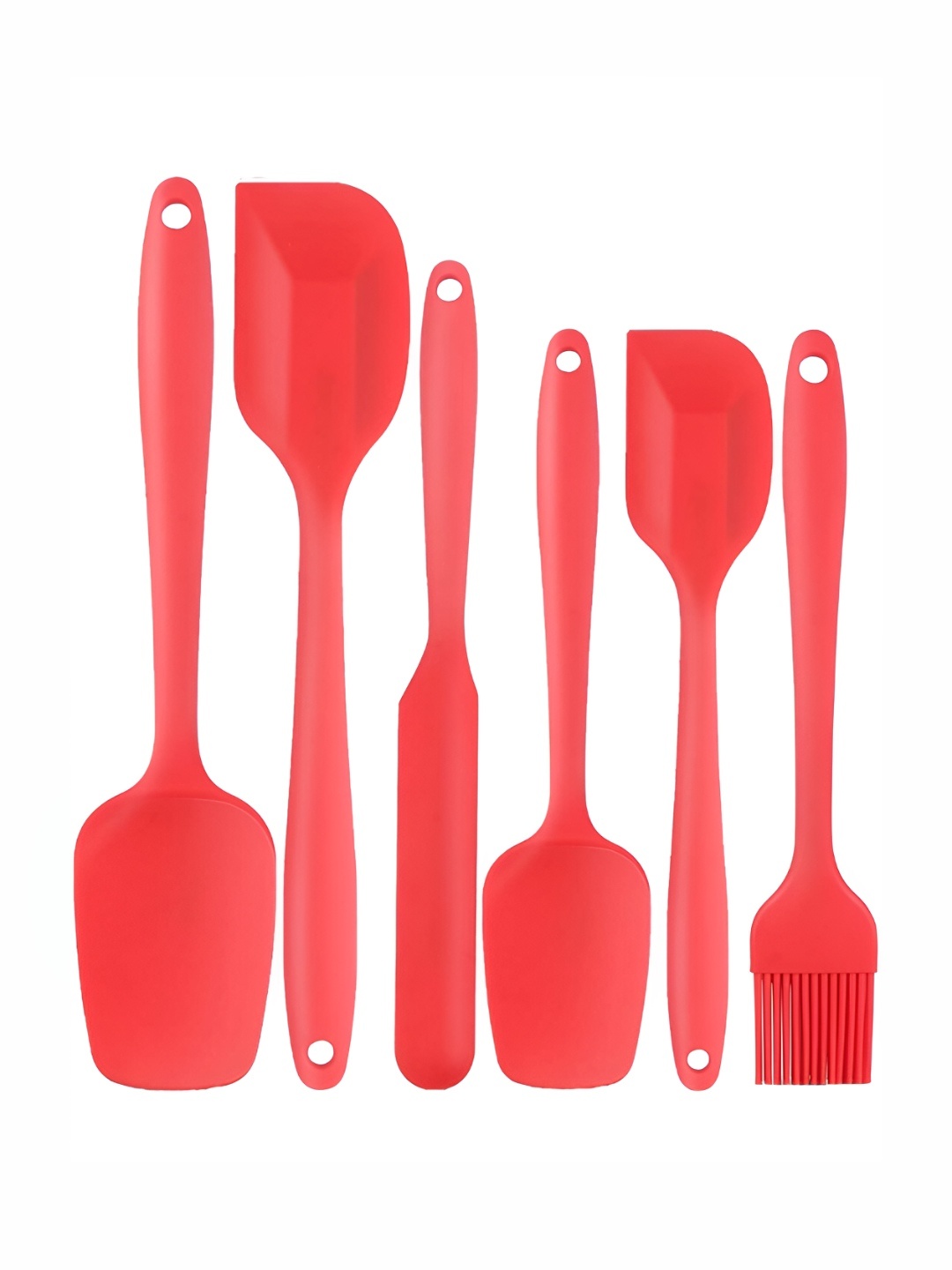

P-Plus International Red 6 Pieces Non-Stick Kitchen Spatula