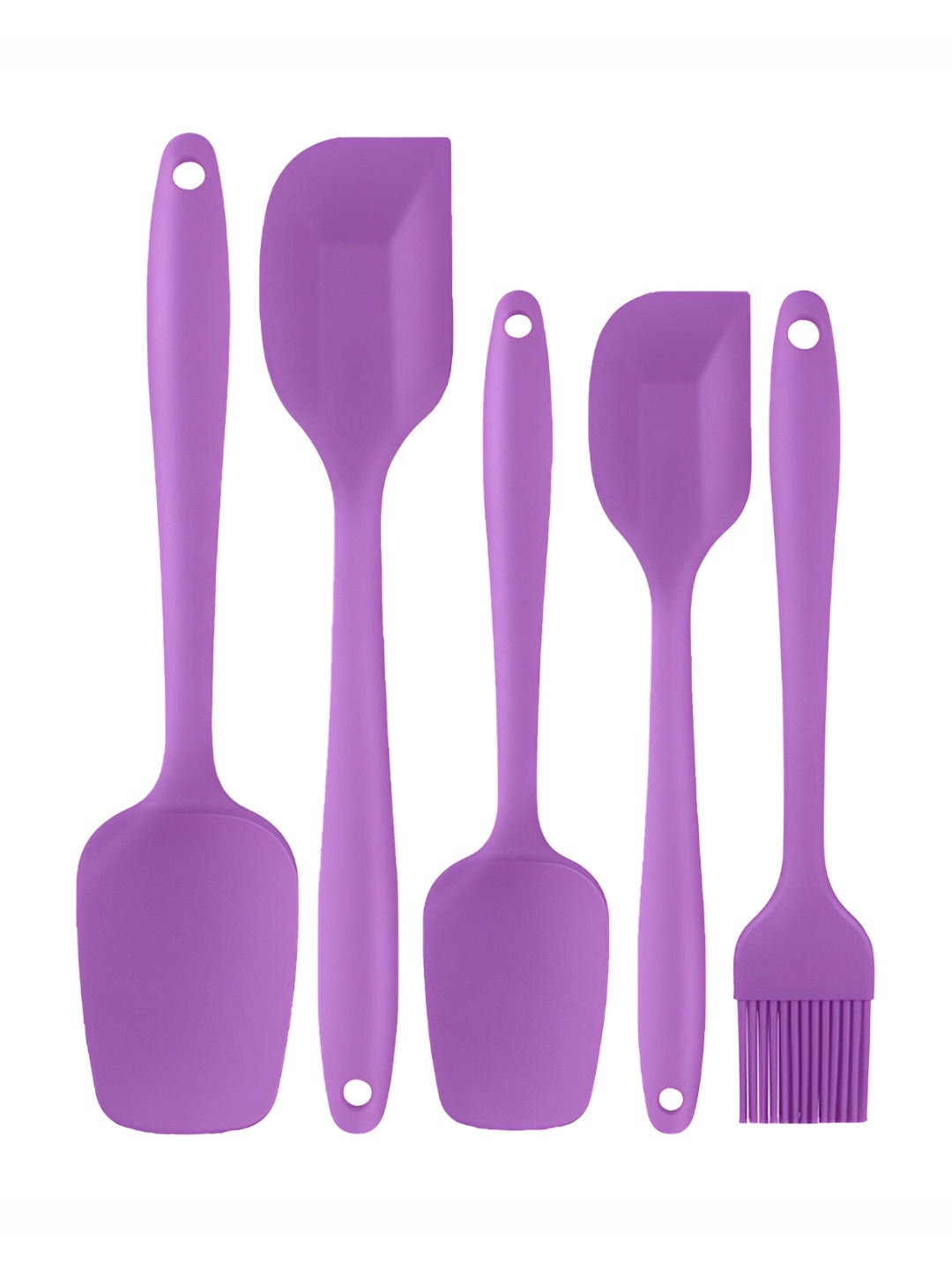 

P-Plus International Purple 5 Pieces Non-Stick Silicone Kitchen Spatula Set