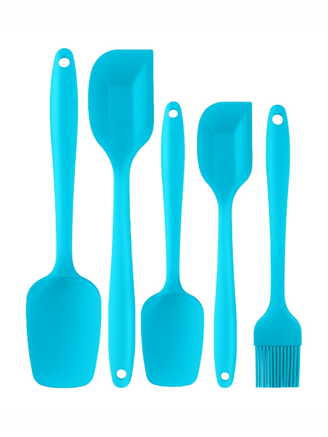 

P-Plus International Blue 5 Pieces Non-Stick Kitchen Spatulas