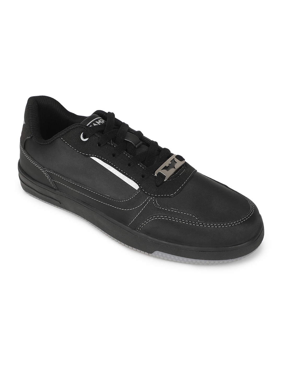 

Campus Men Textured Sneakers, Black