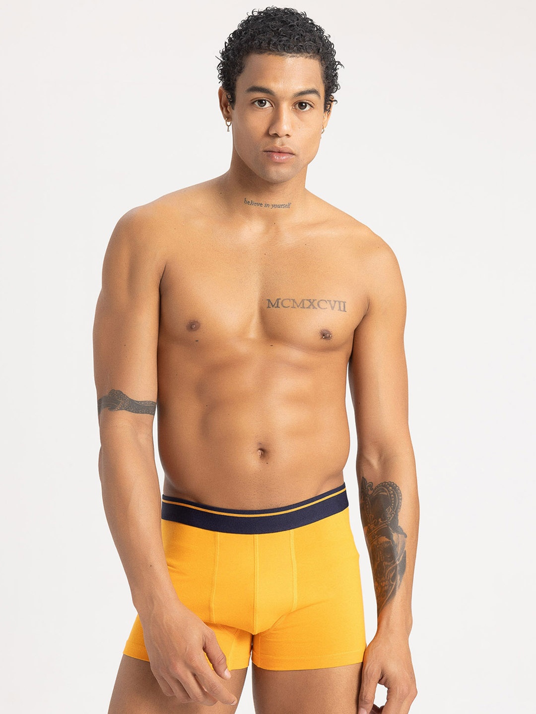 

DeFacto Men's Pack Of 3 Trunks-233738779-NV135, Blue
