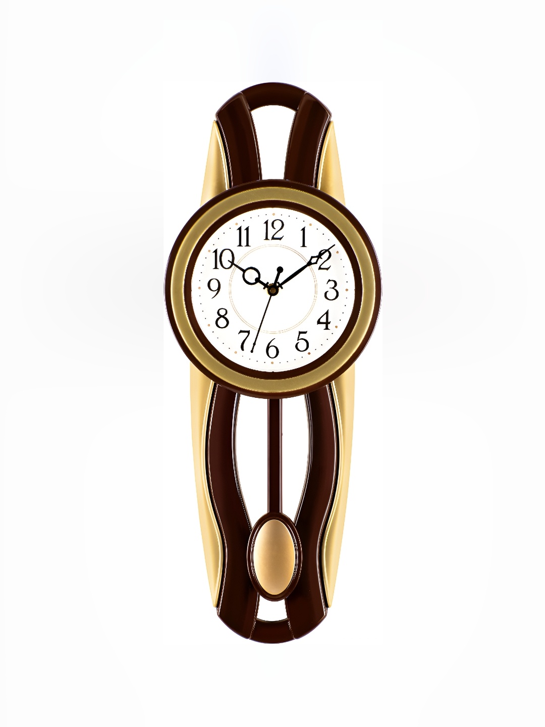 

Attractionz Gold-Toned Wall Clock