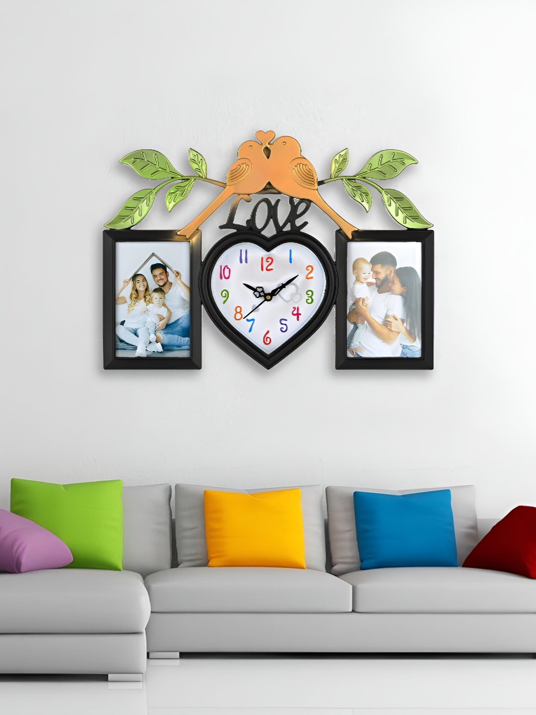 

Attractionz Black Bird Shaped Analogue Wall Clock
