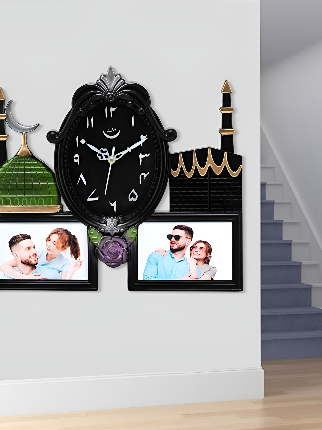 

Attractionz Black Wall Clock