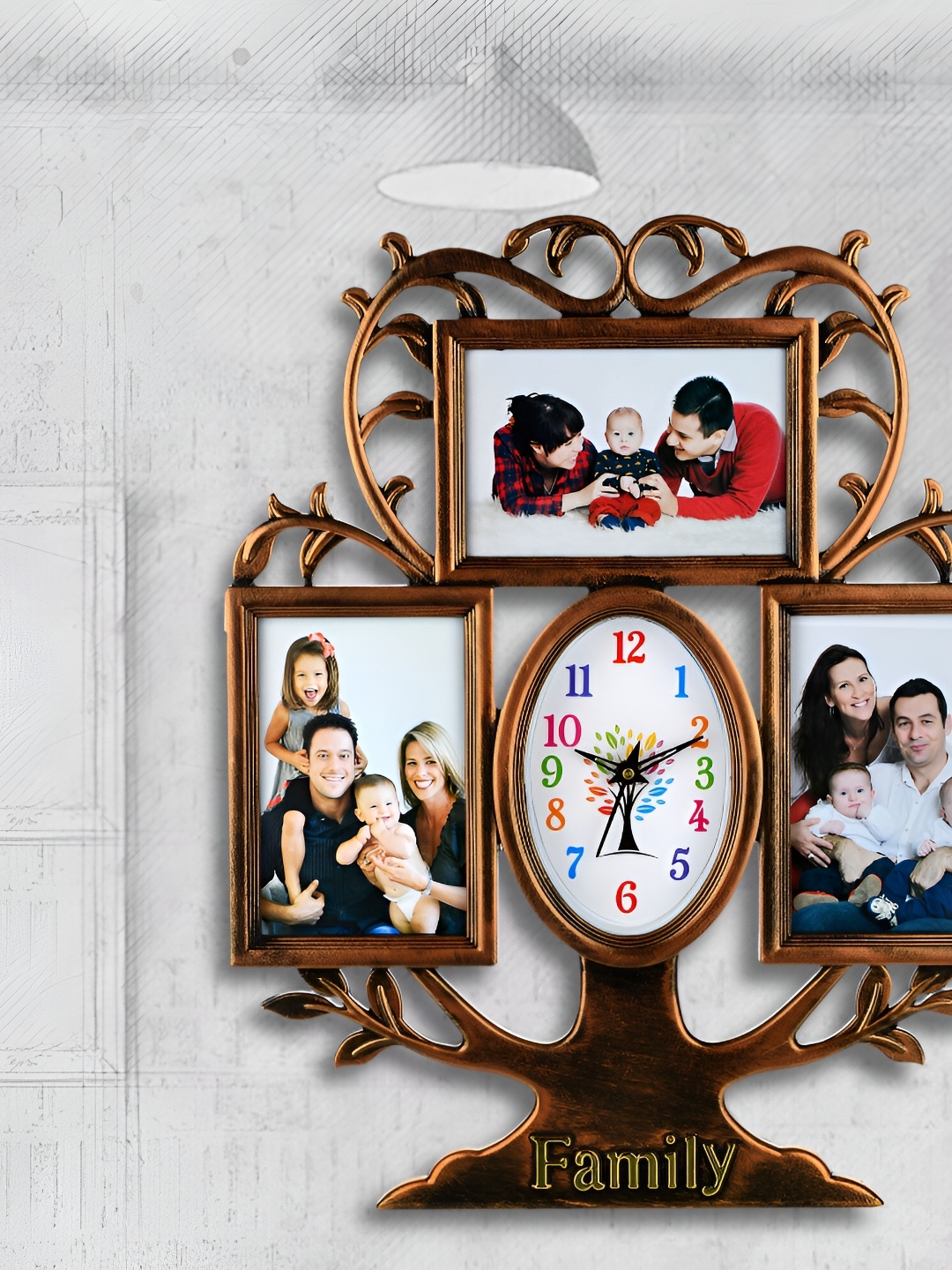 

Attractionz Brown Wall Clock