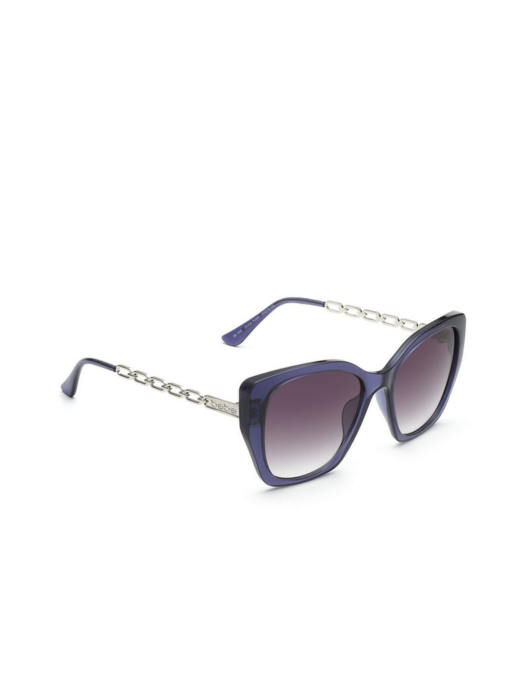 

bebe Women Cateye Sunglasses with UV Protected Lens, Grey