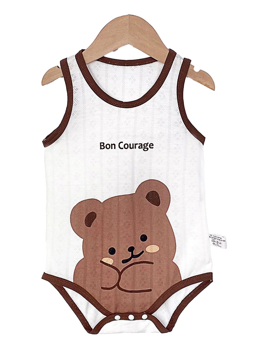 

StyleCast x Revolte Boys Printed Cotton Bodysuit, Brown