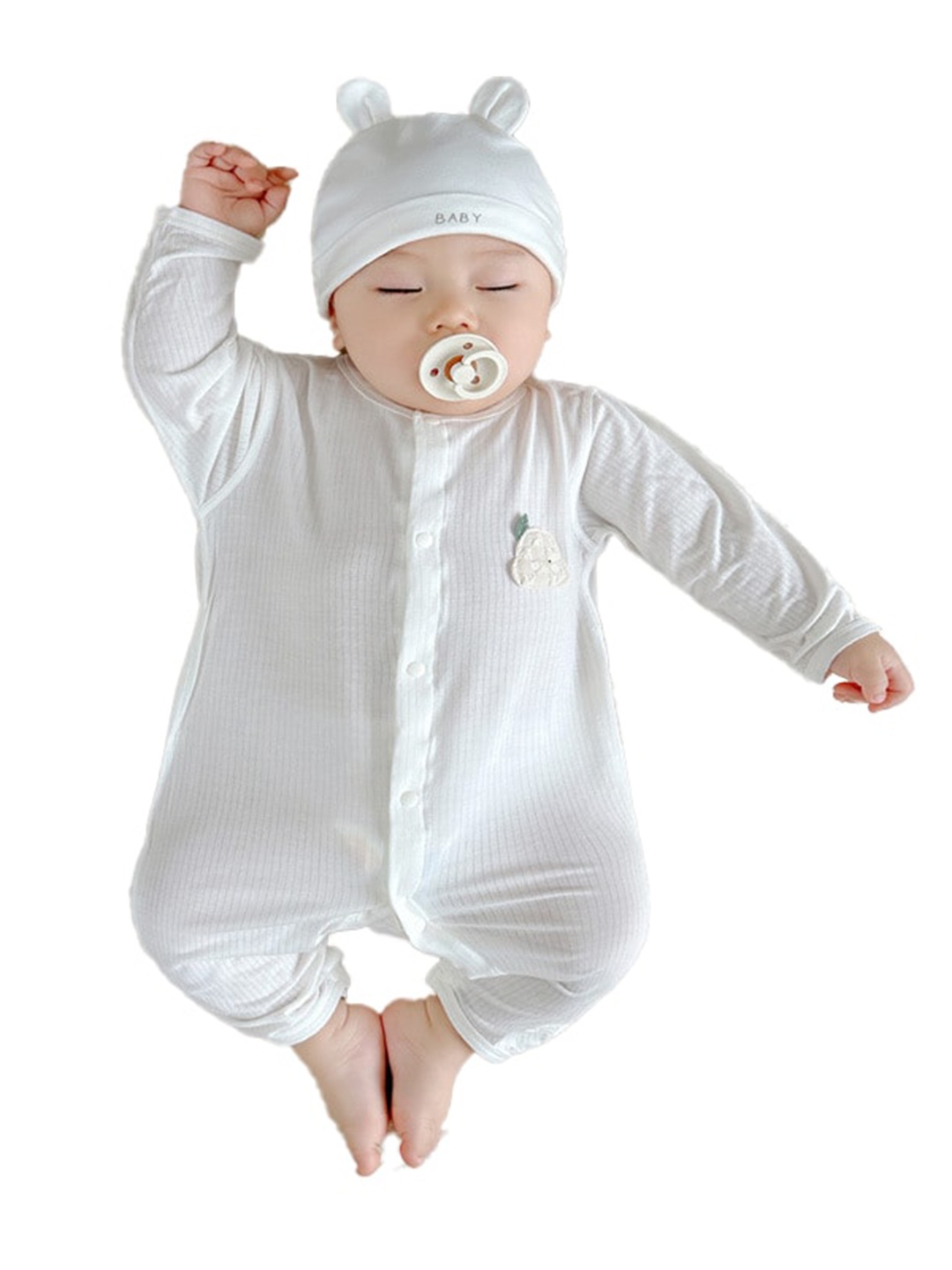 

StyleCast x Revolte Infants Boys Printed Romper, White