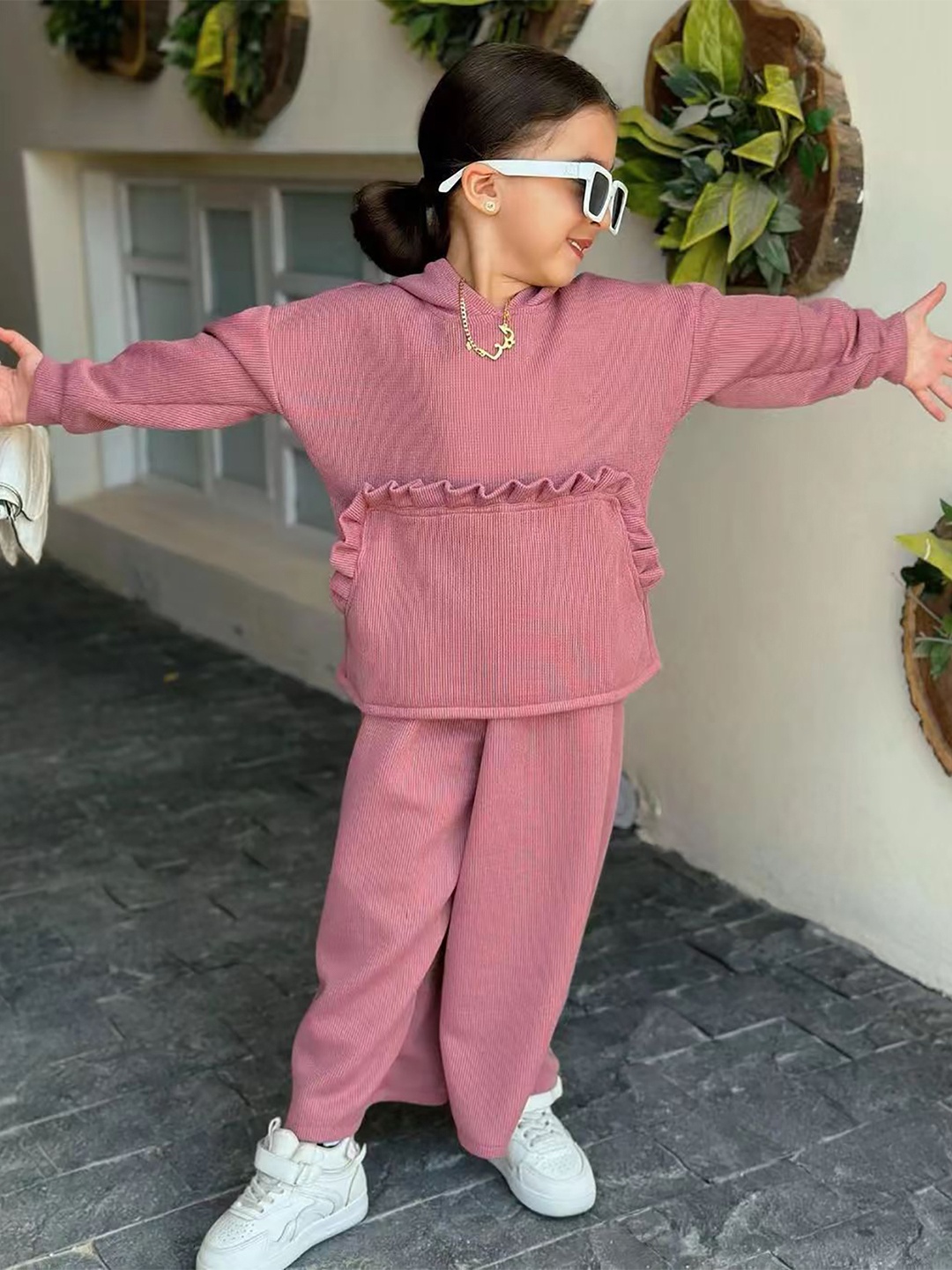 

StyleCast x Revolte Girls Top with Pyjamas, Pink