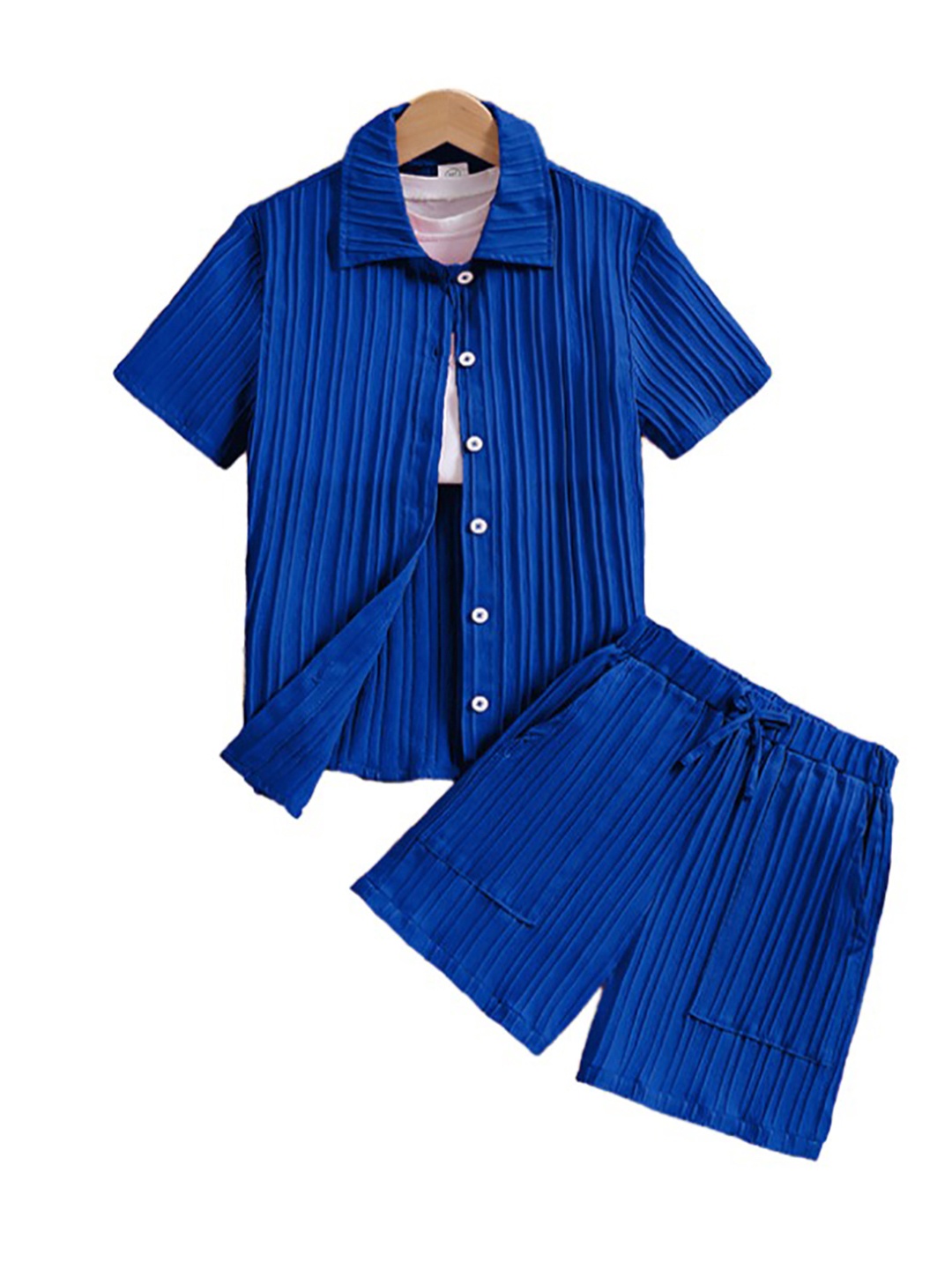 

StyleCast x Revolte Boys Shirt with Shorts, Blue