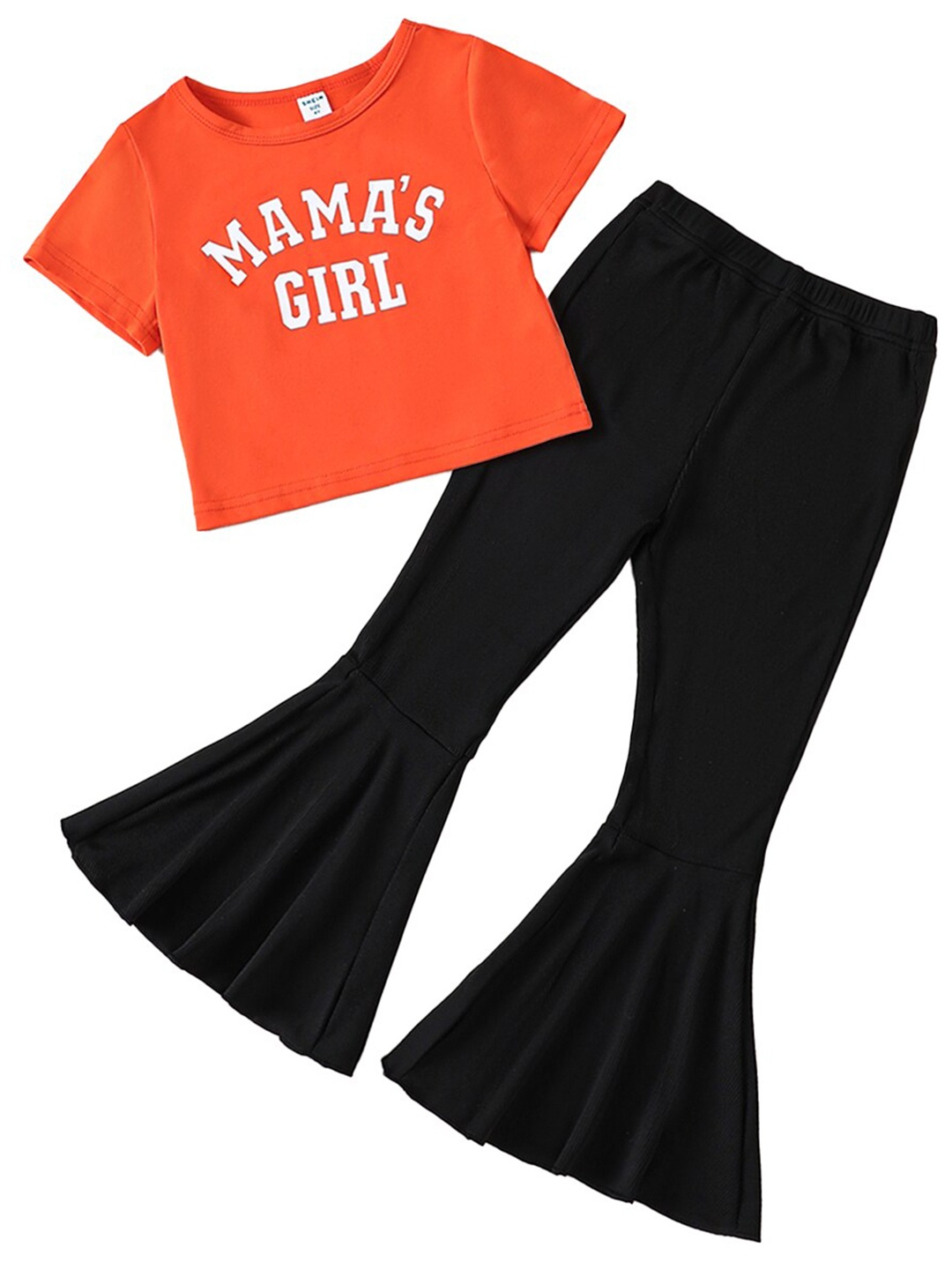 

StyleCast x Revolte Girls Printed Top with Palazzo, Orange