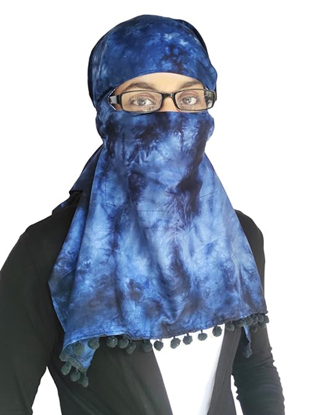 

SWITCHON Women Dyed Scarf, Blue