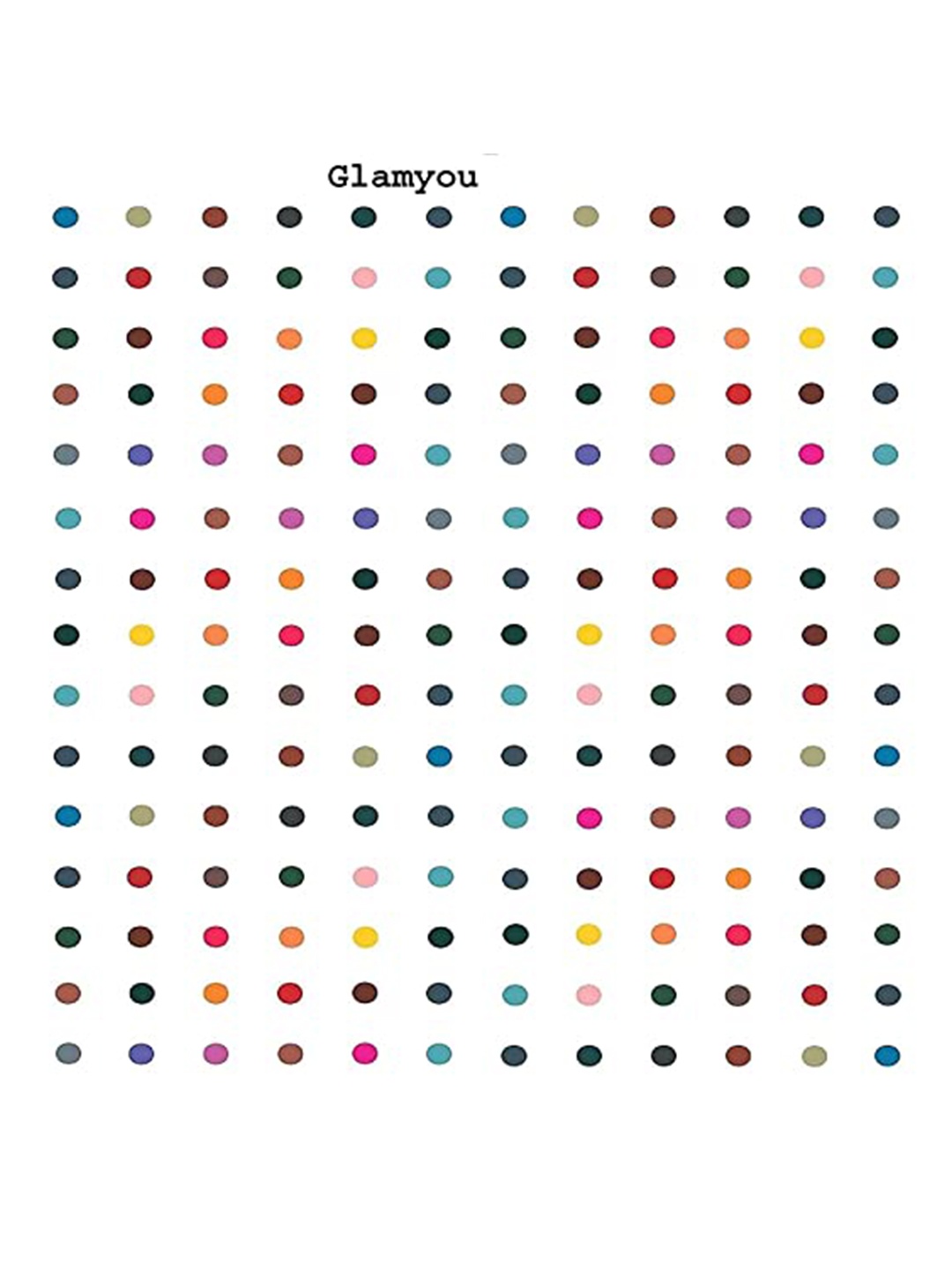 

Glamyou 180-Pcs Fashionable Bindi - Multicolored, Multi