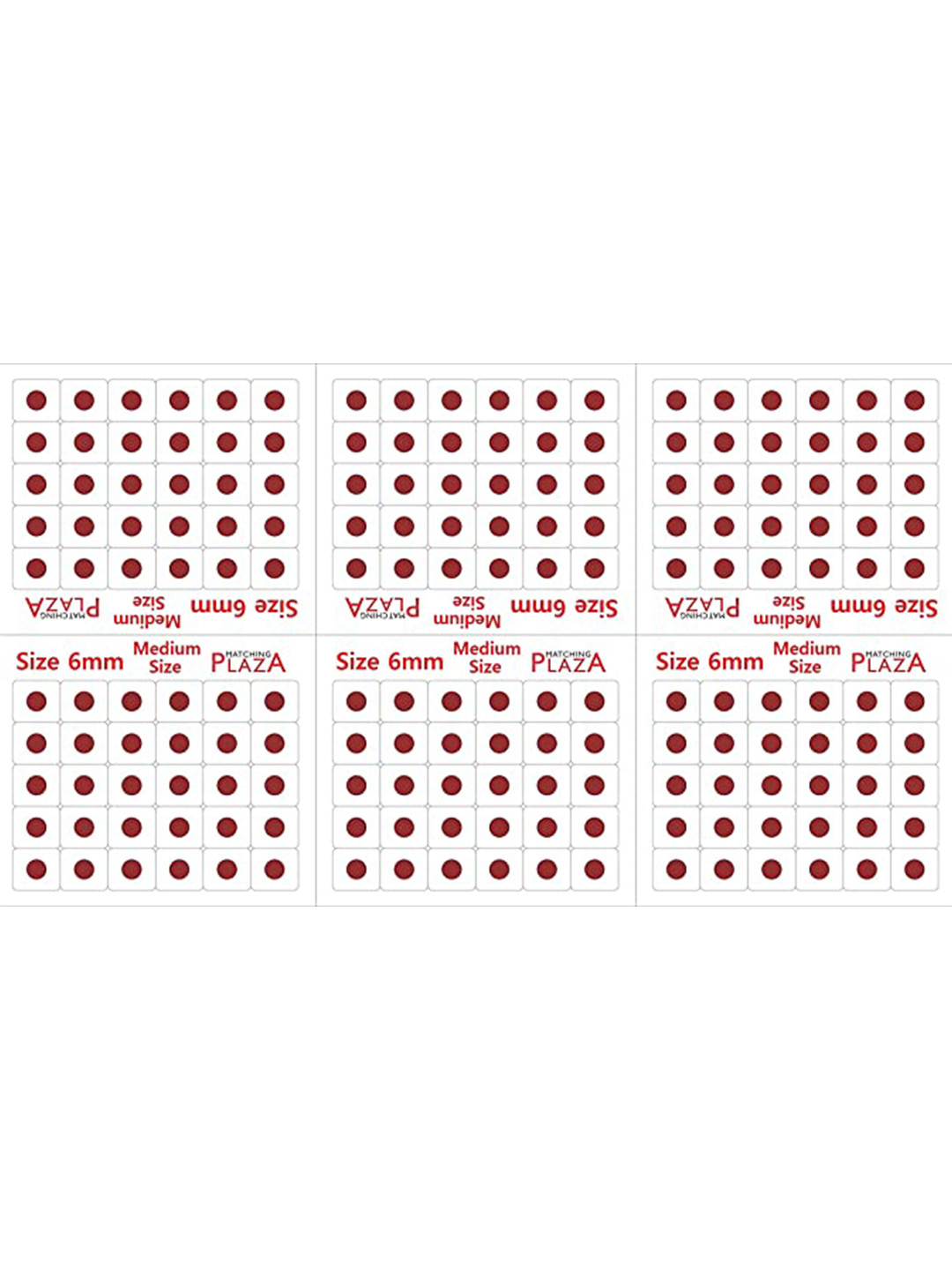 

Glamyou 180-Pcs Regular Fashionable Bindi 6 mm - Maroon