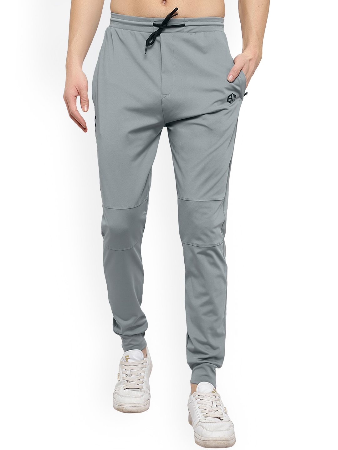 

ENDEAVOUR WEAR Men Rapid Dry Mid-Rise Joggers, Grey melange