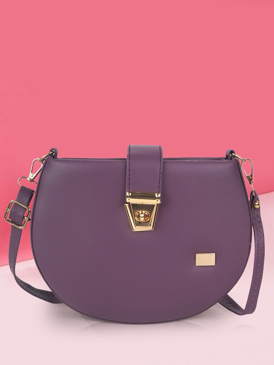 

YOYOWING Structured Sling Bag, Purple