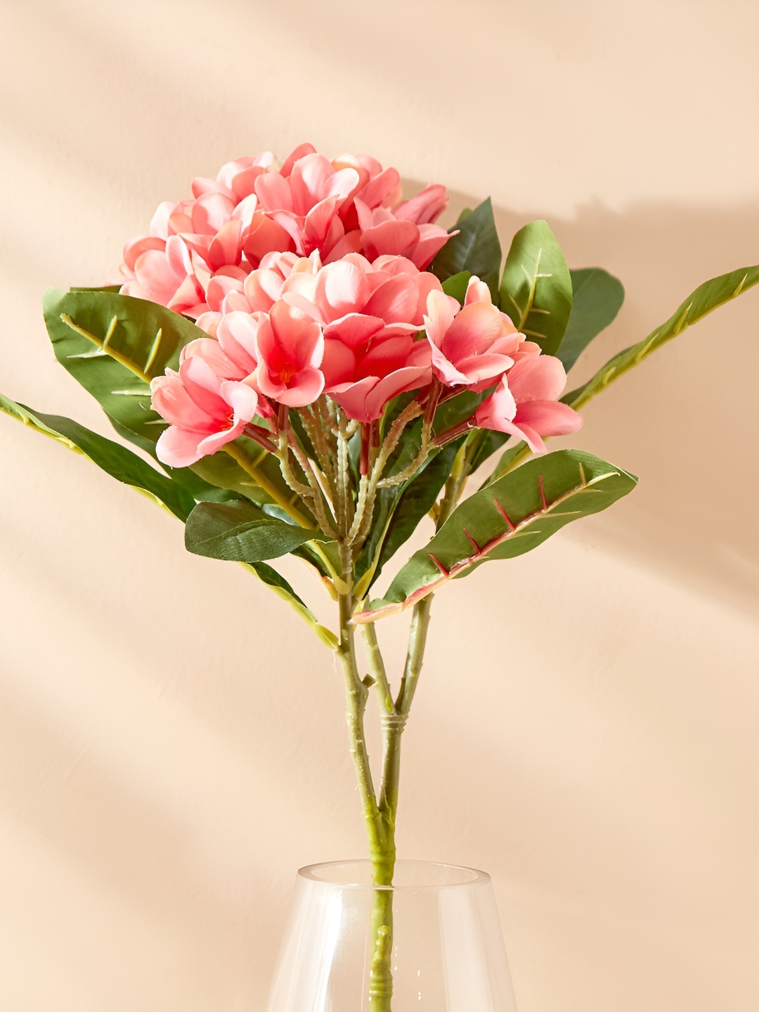 

Home Centre Pink & Green Artificial Flower With Pot