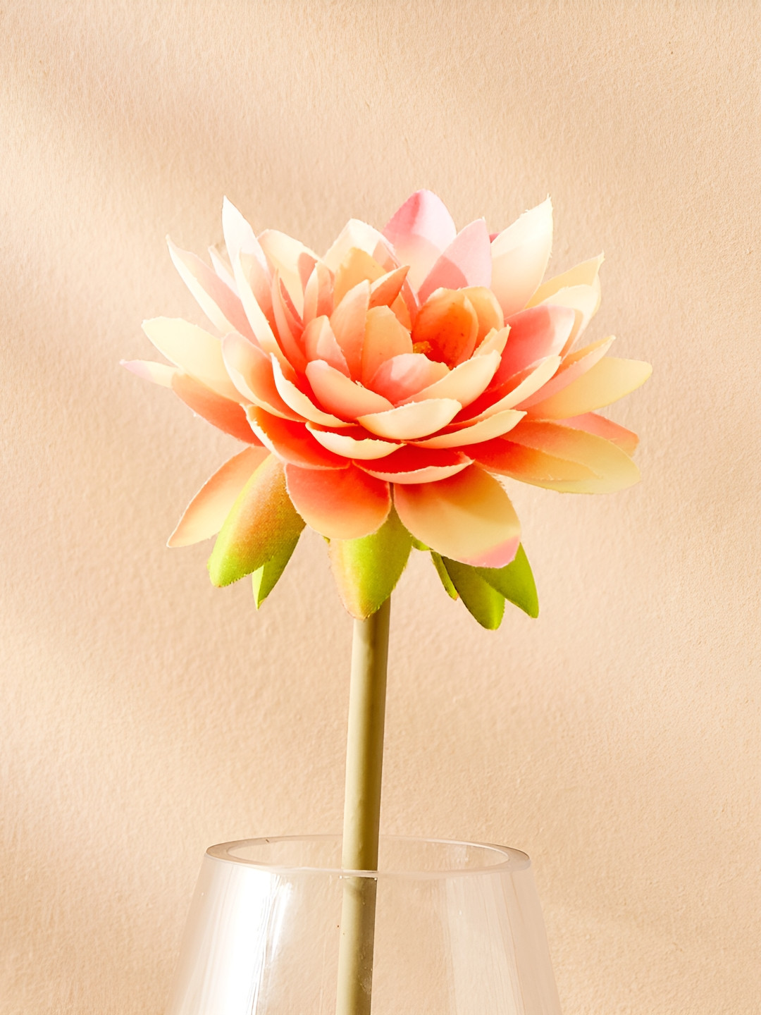 

Home Centre Peach-Coloured 1 Pieces Hanging Lotus Artificial Flower