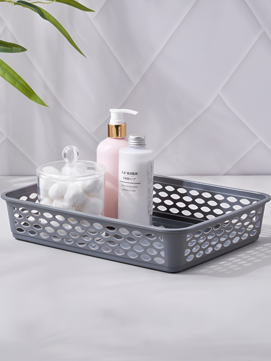 

Home Centre Grey Set of 1 Regan Casilla Polypropylene Storage Tray