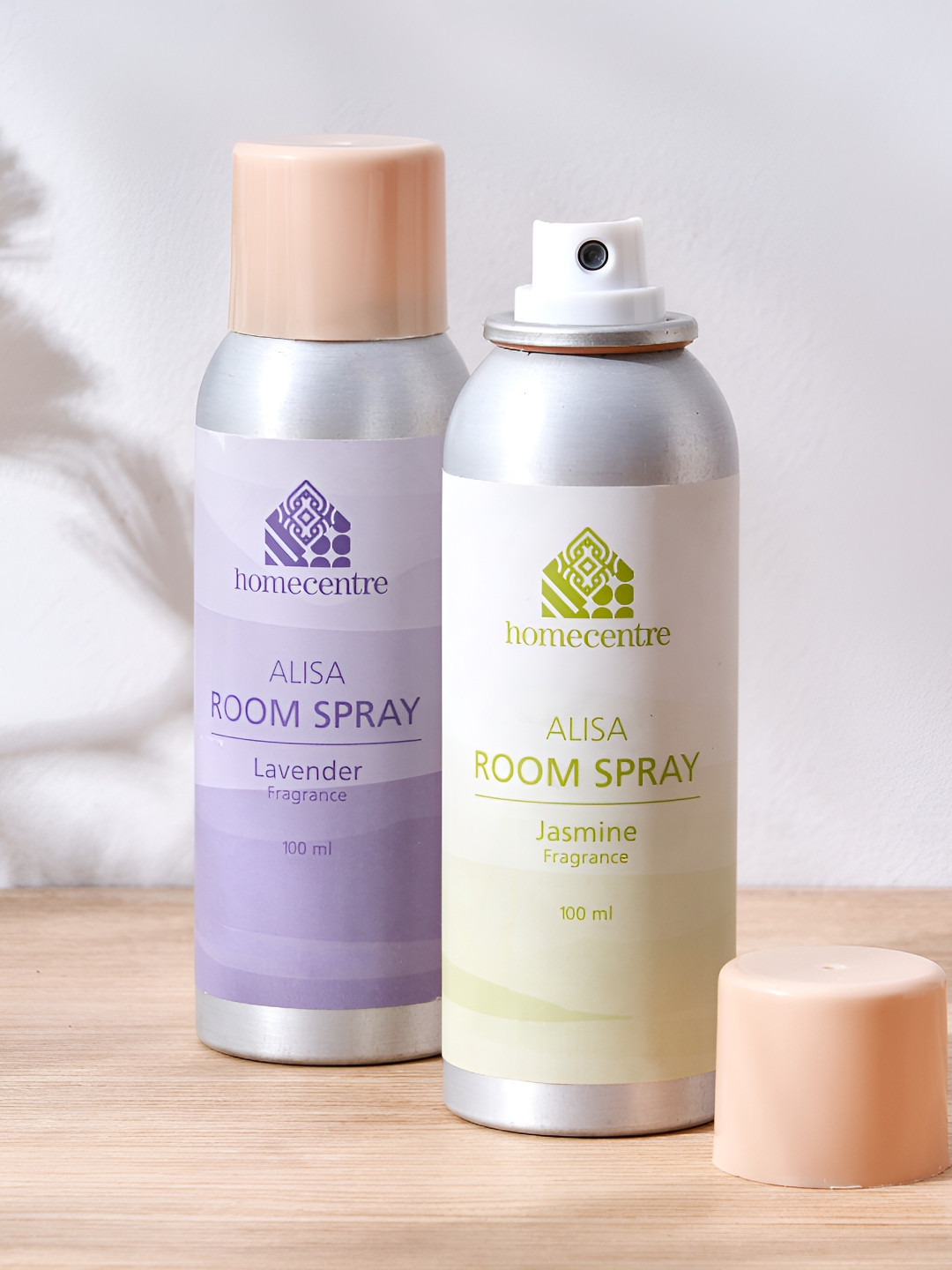 

Home Centre Alisa Purple & Green 2 Pieces Jasmine & Lavender Room Sprays