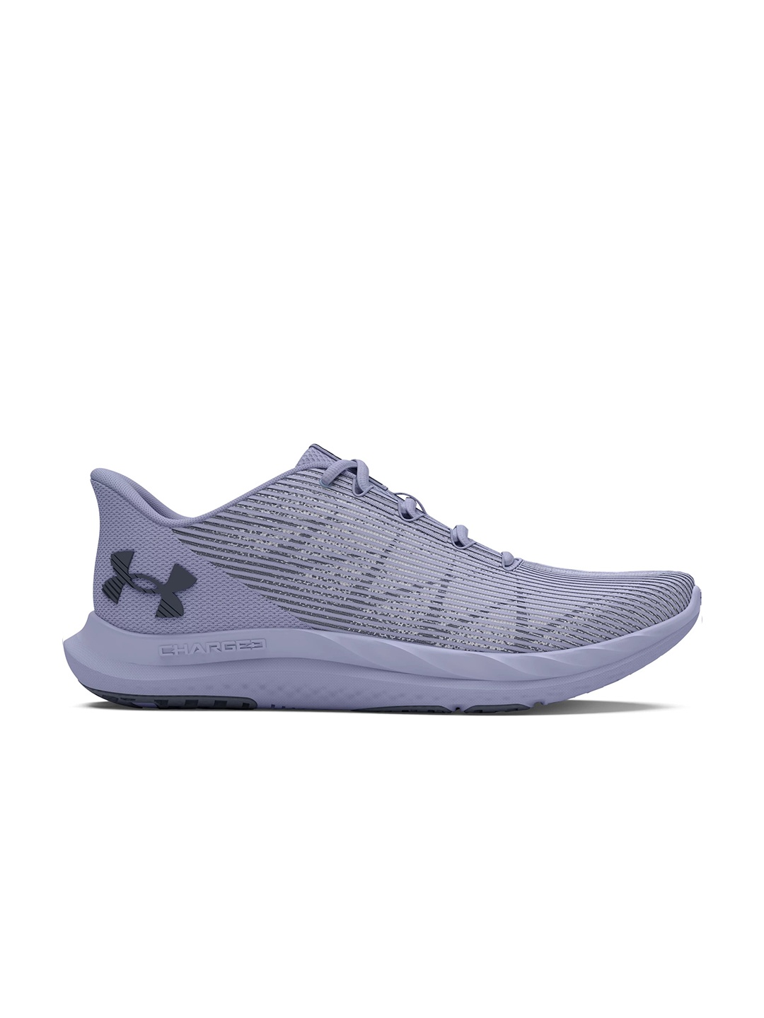 

UNDER ARMOUR Women Woven Design Charged Speed Swift Running Shoes, Purple