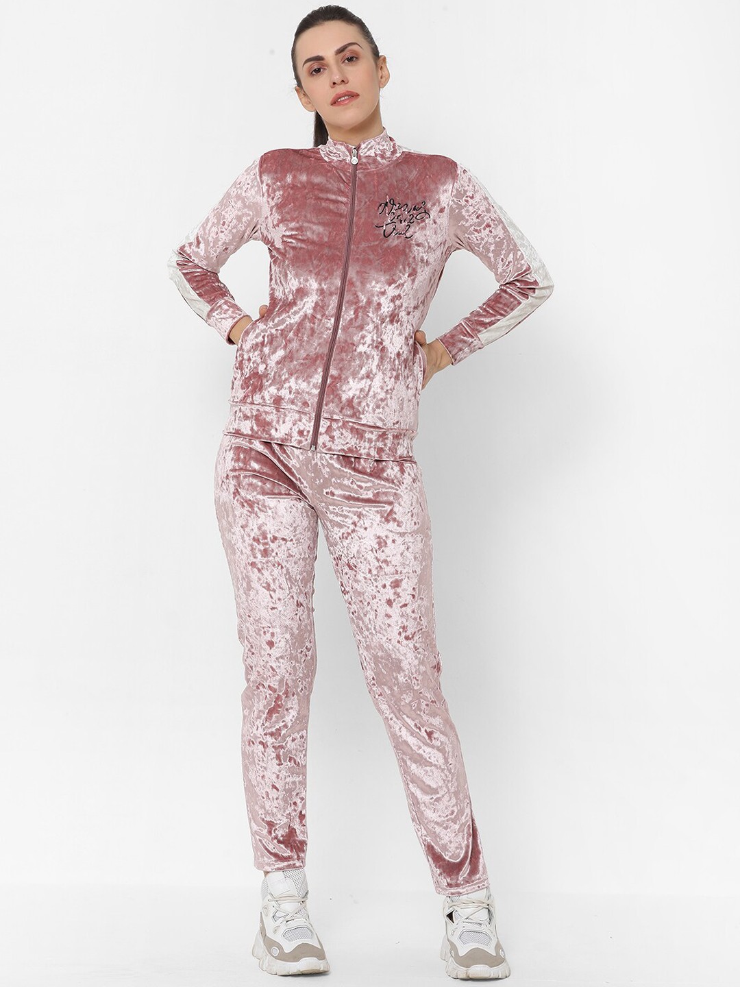 

Sweet Dreams Pink Round Neck Tracksuits