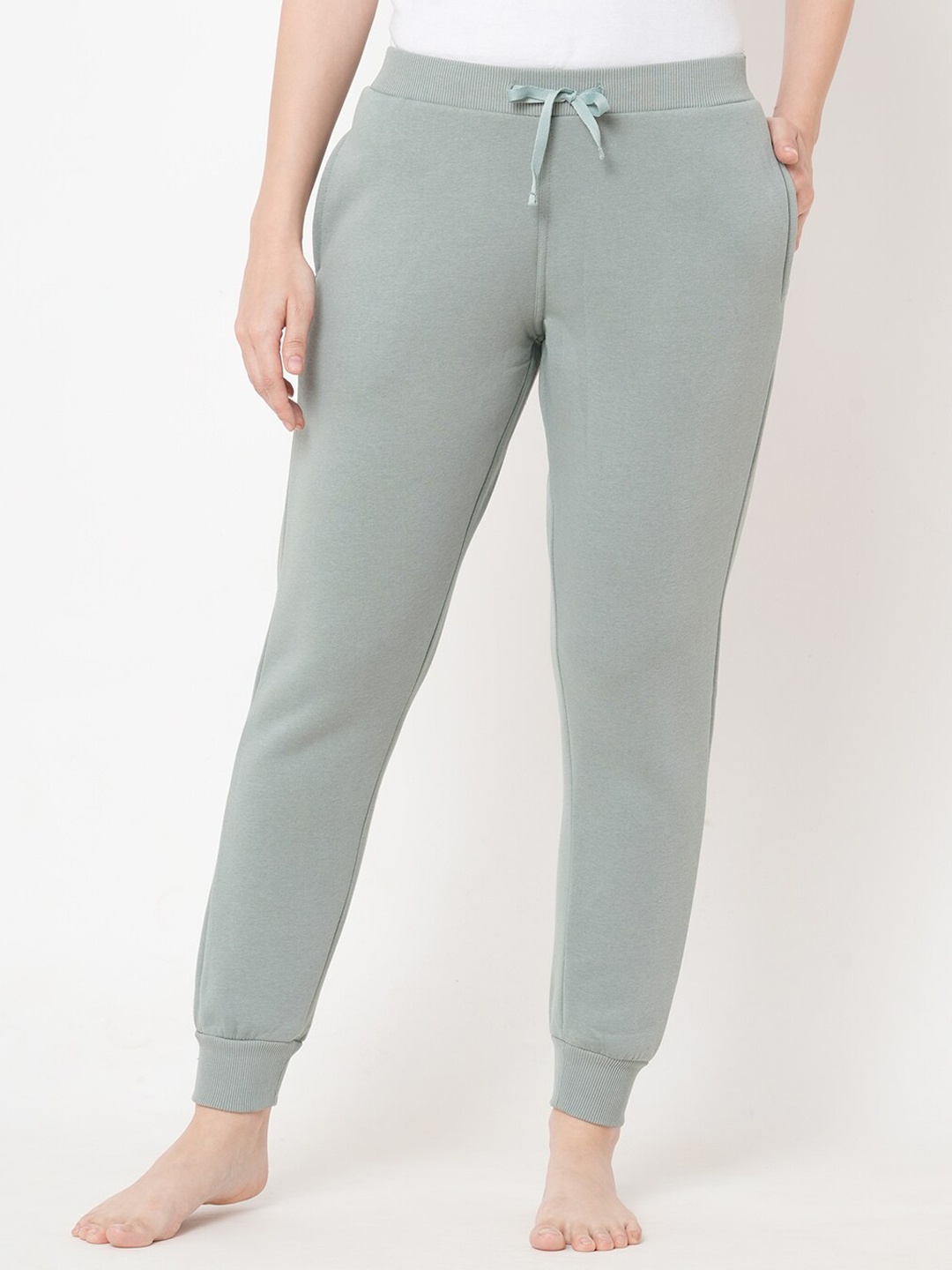 

Sweet Dreams Women Mid-Rise Joggers Lounge Pant, Green