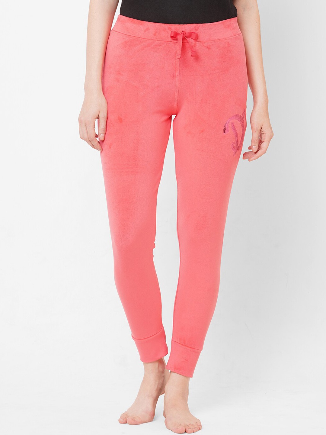 

Sweet Dreams Women Pink Mid-Rise Lounge Pant