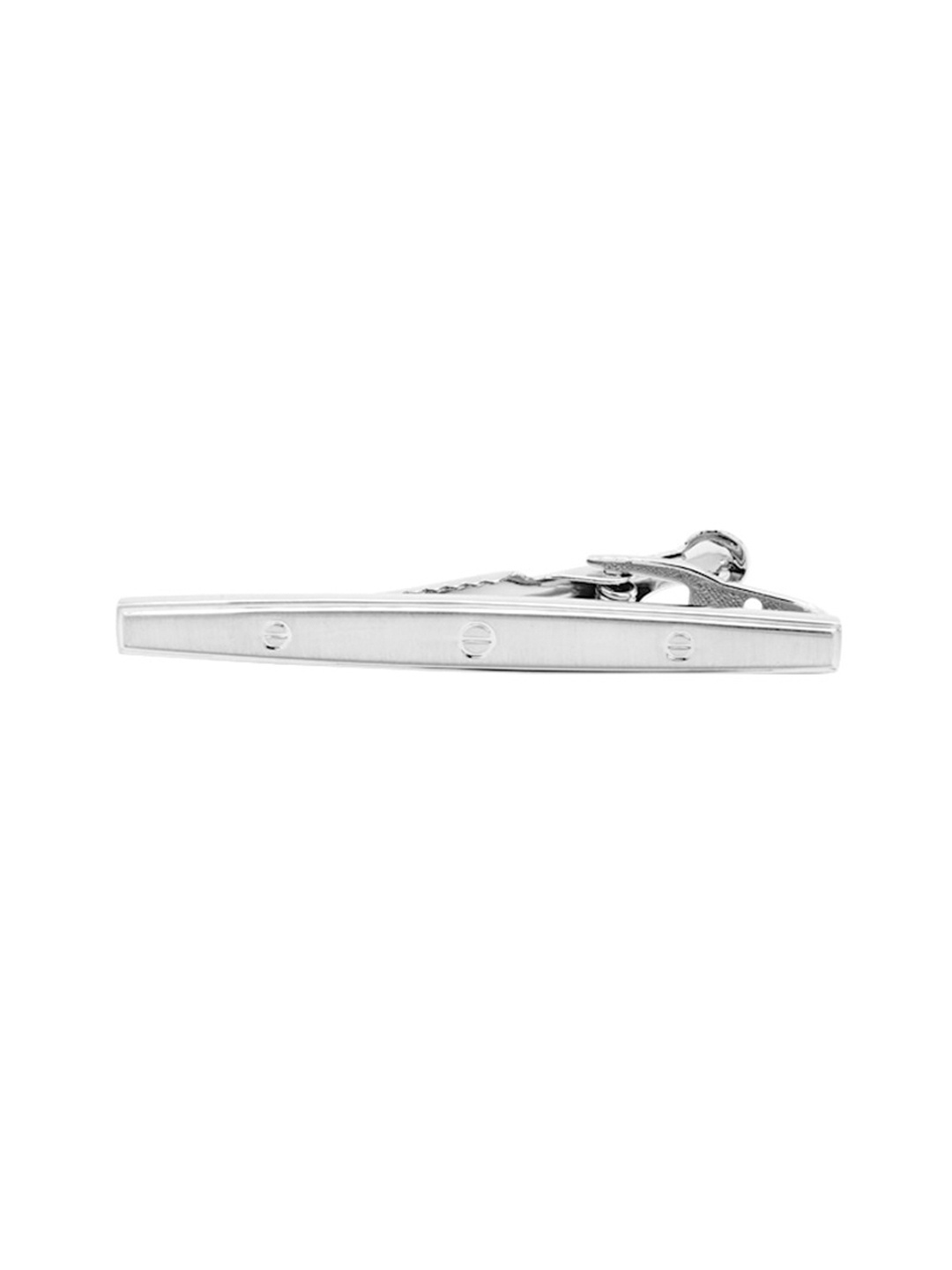 

The Tie Hub Men Screw Tie Bar, Silver