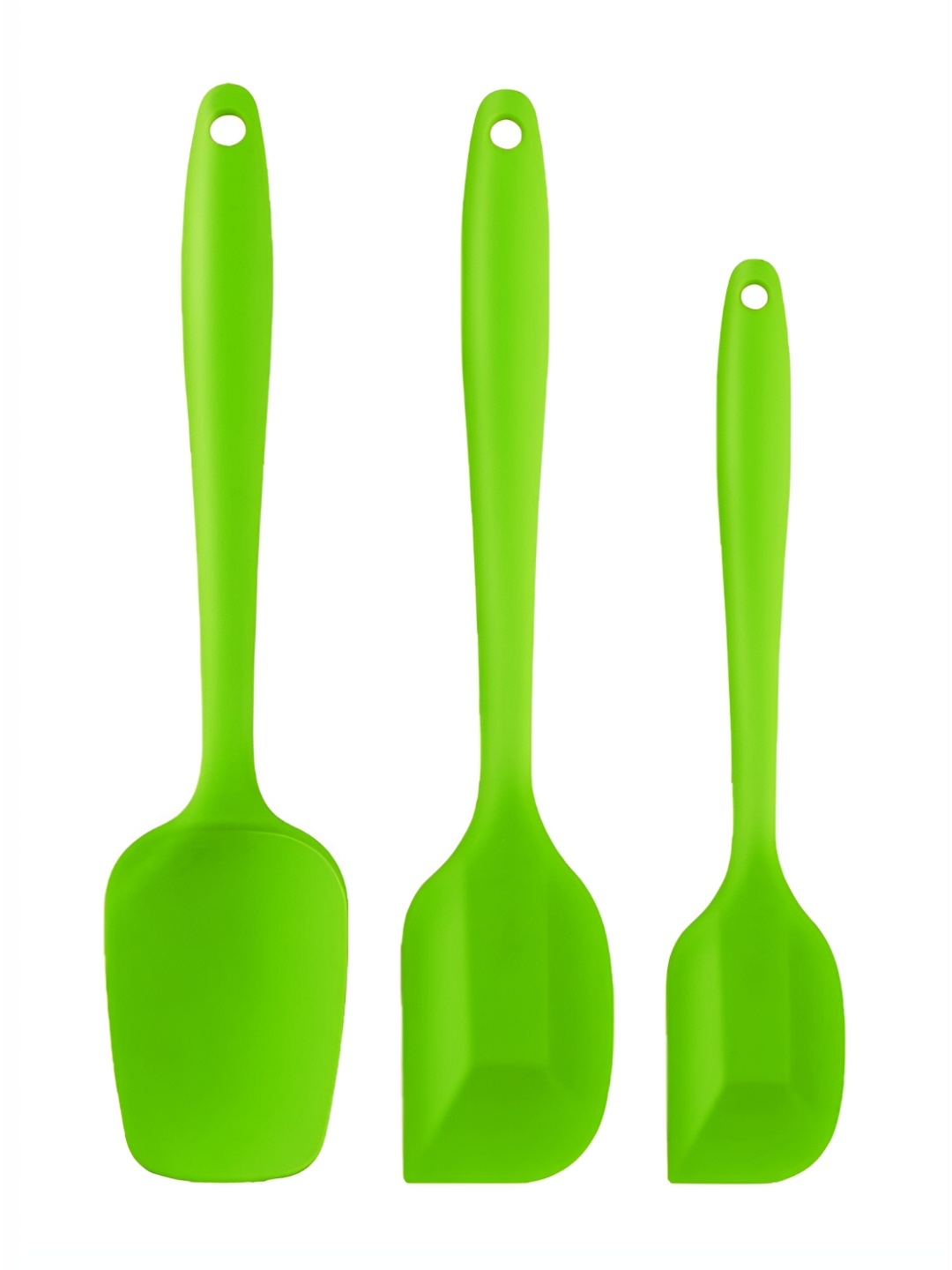 

P-Plus International 3 Pieces Green Silicon Scraper Spatula